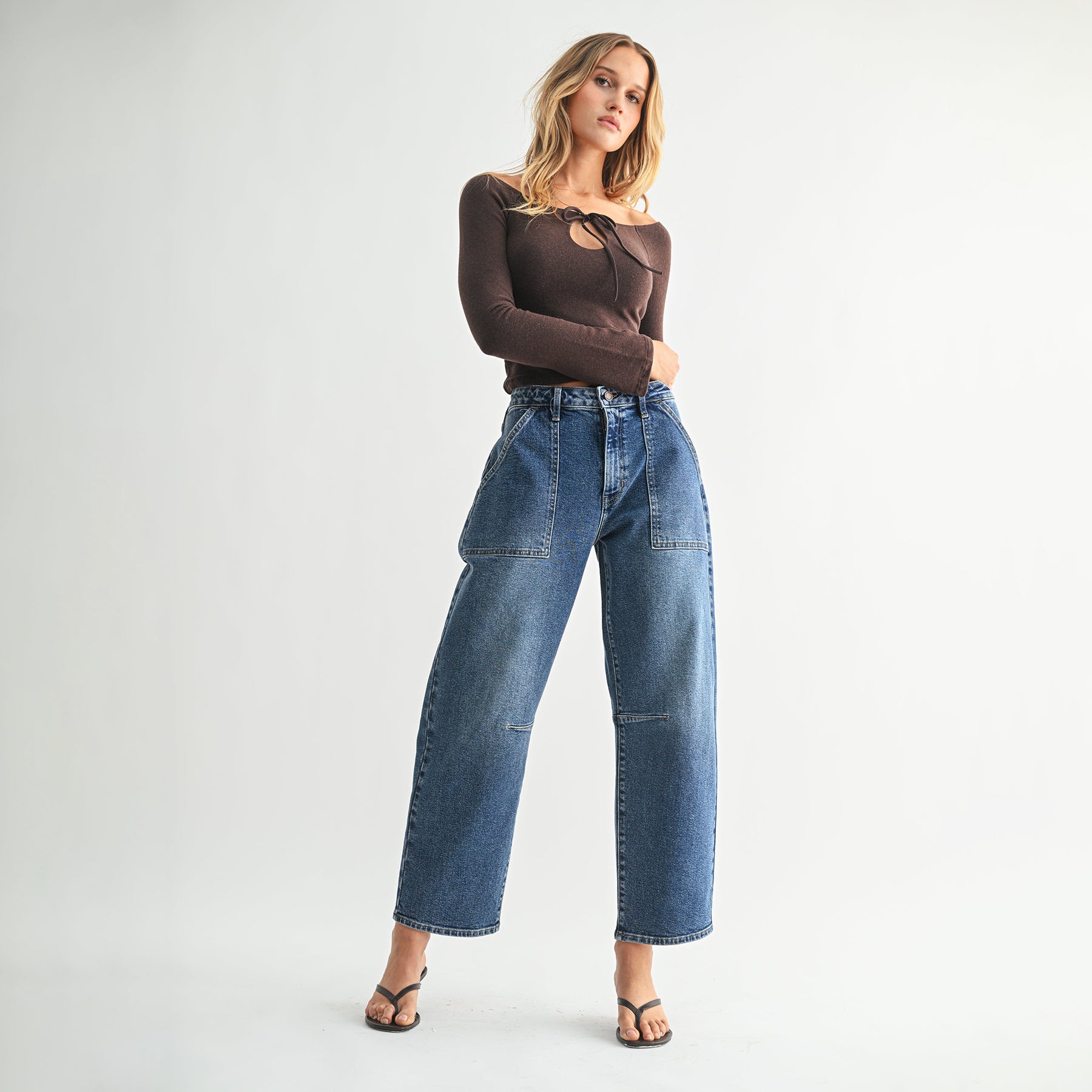Utility Barrel Jeans