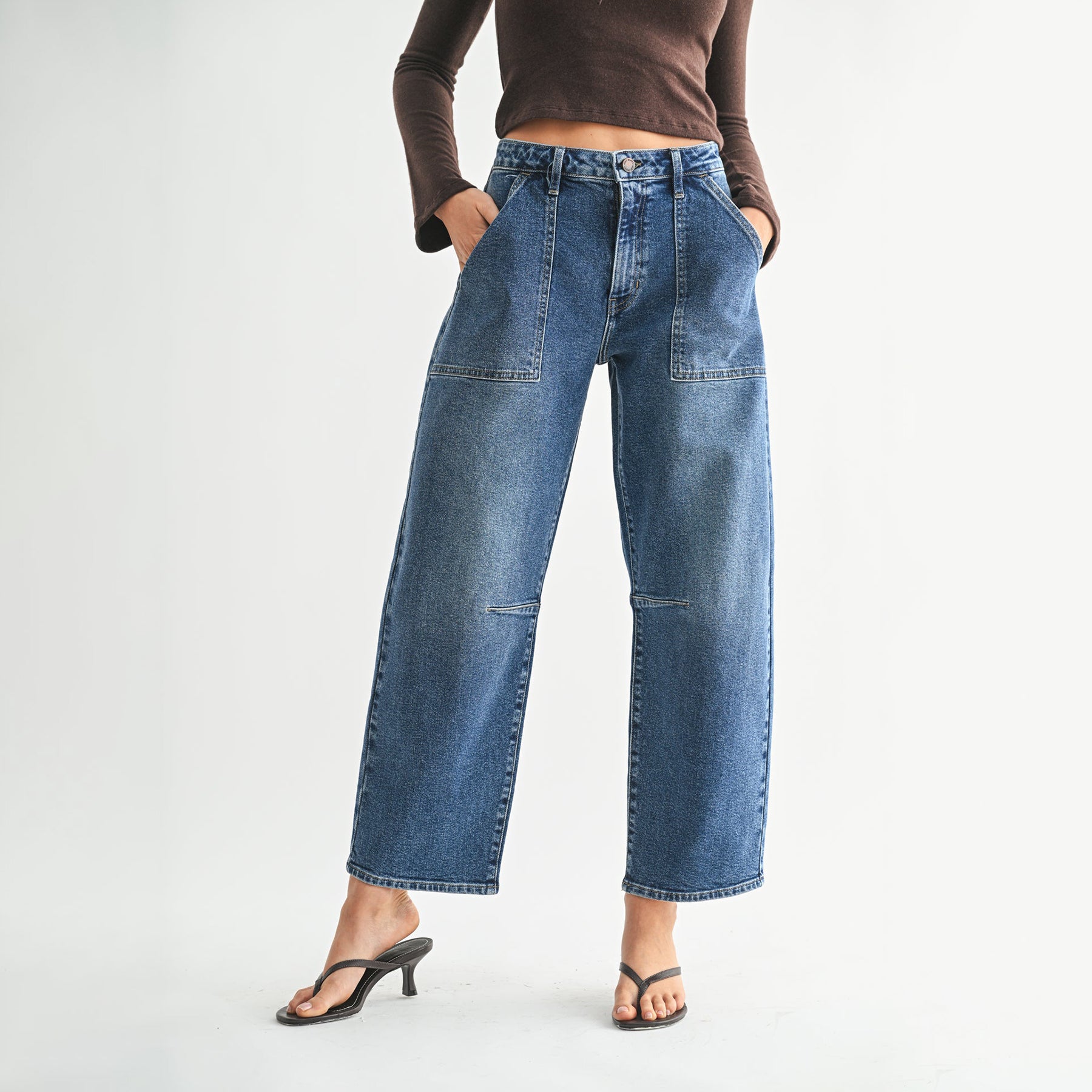 Utility Barrel Jeans