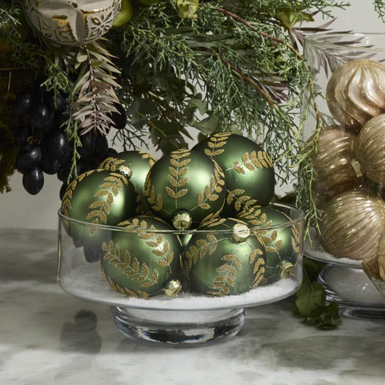 Beaded Leaf Ornament