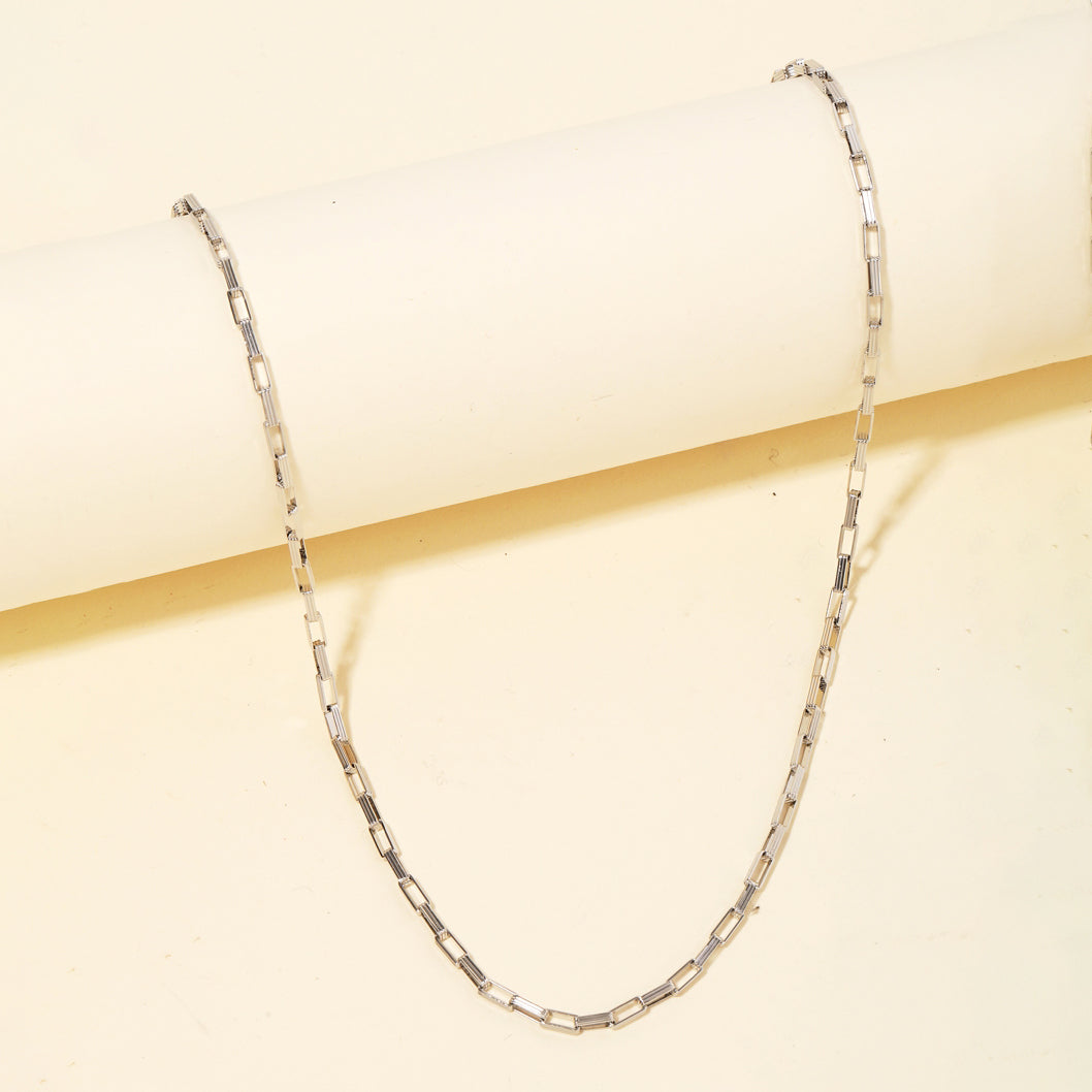 Box Chain Link Necklace