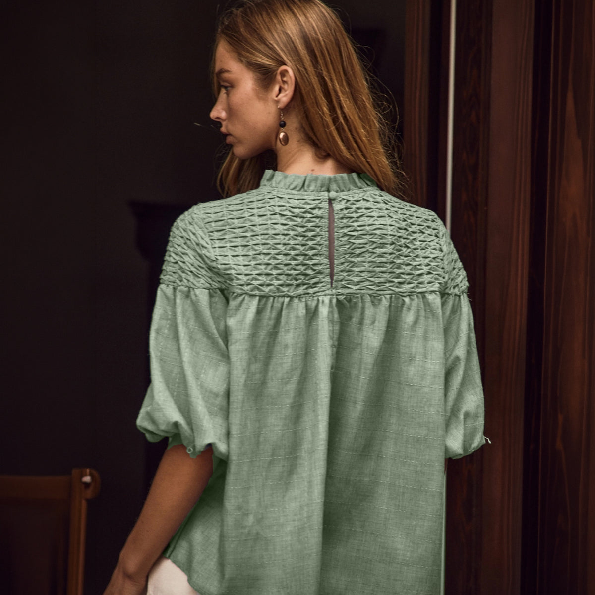 Brynn Pleated Blouse