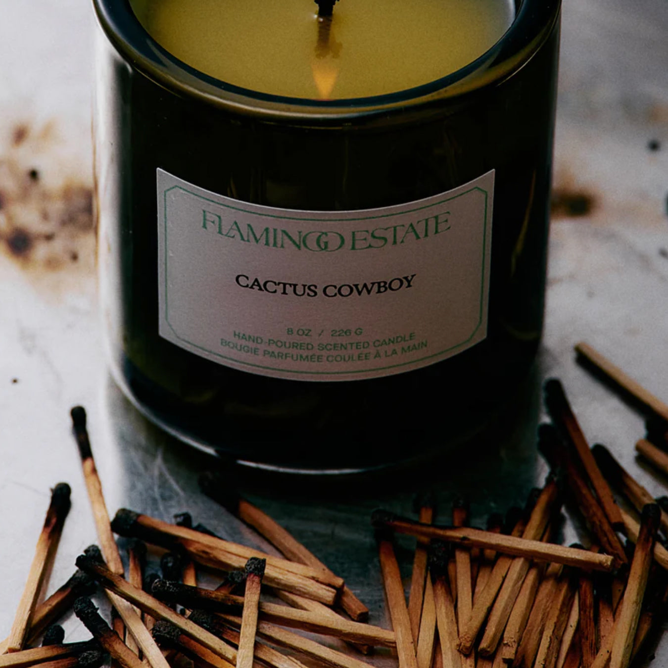 Cactus Cowboy Candle