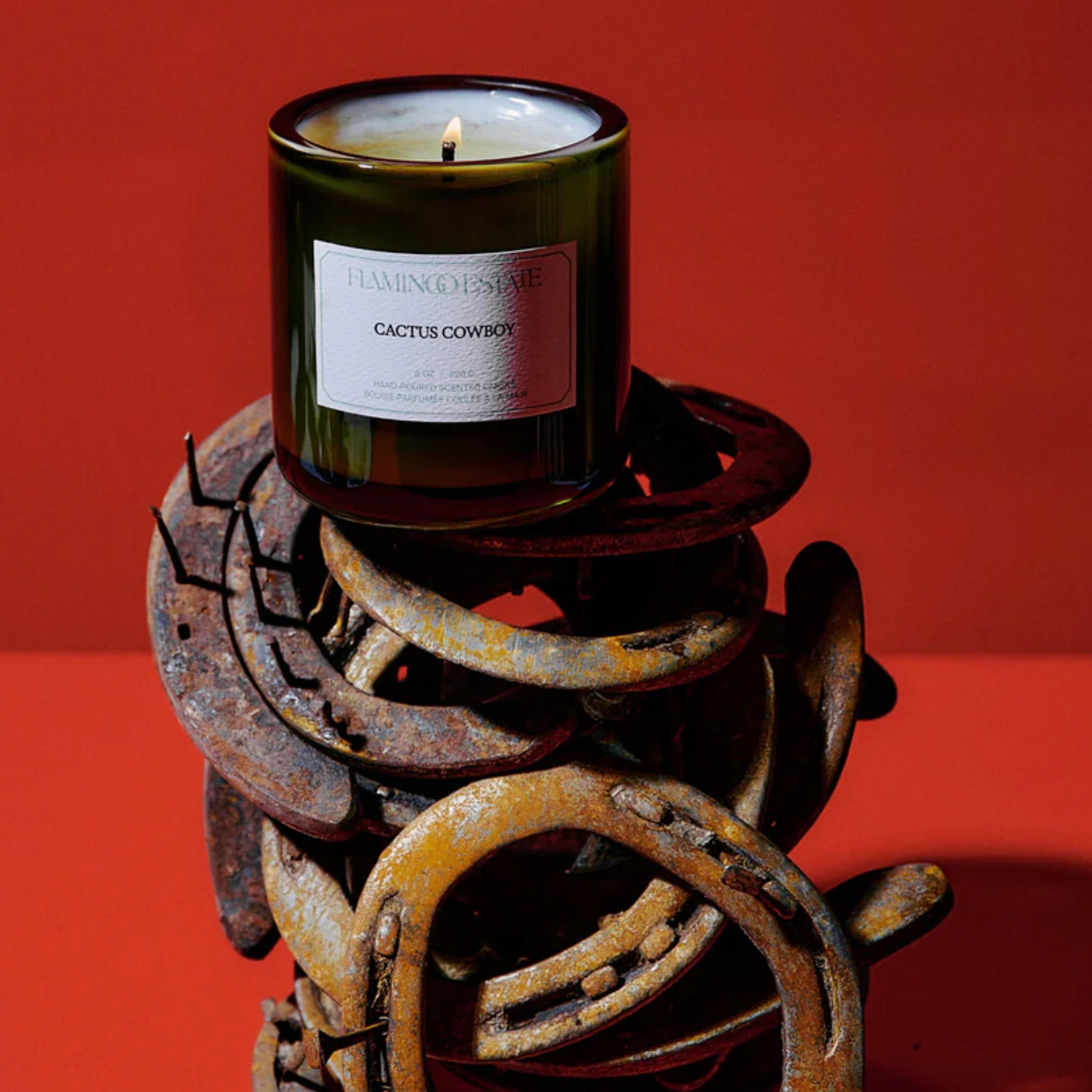 Cactus Cowboy Candle