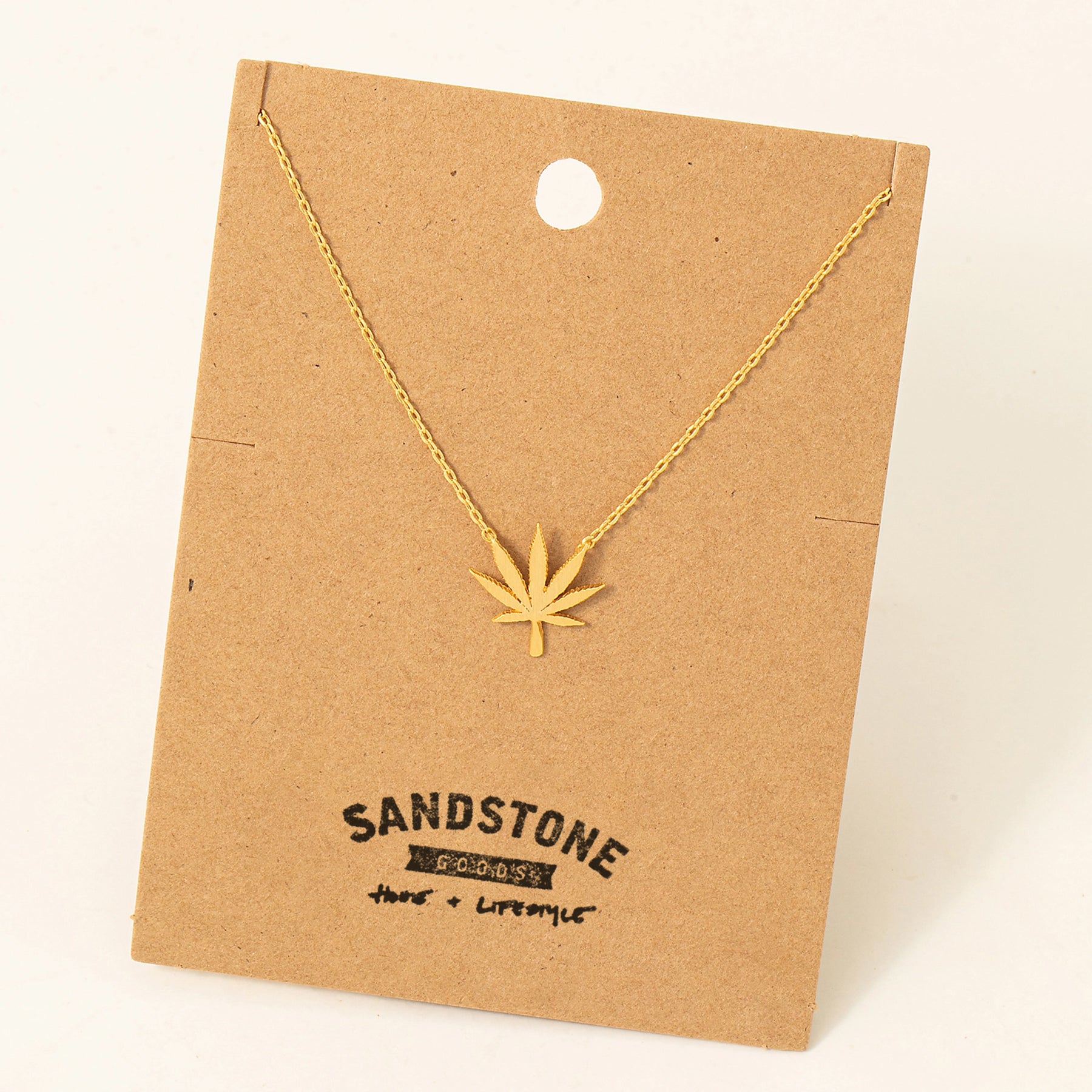 Cannabis Leaf Necklace