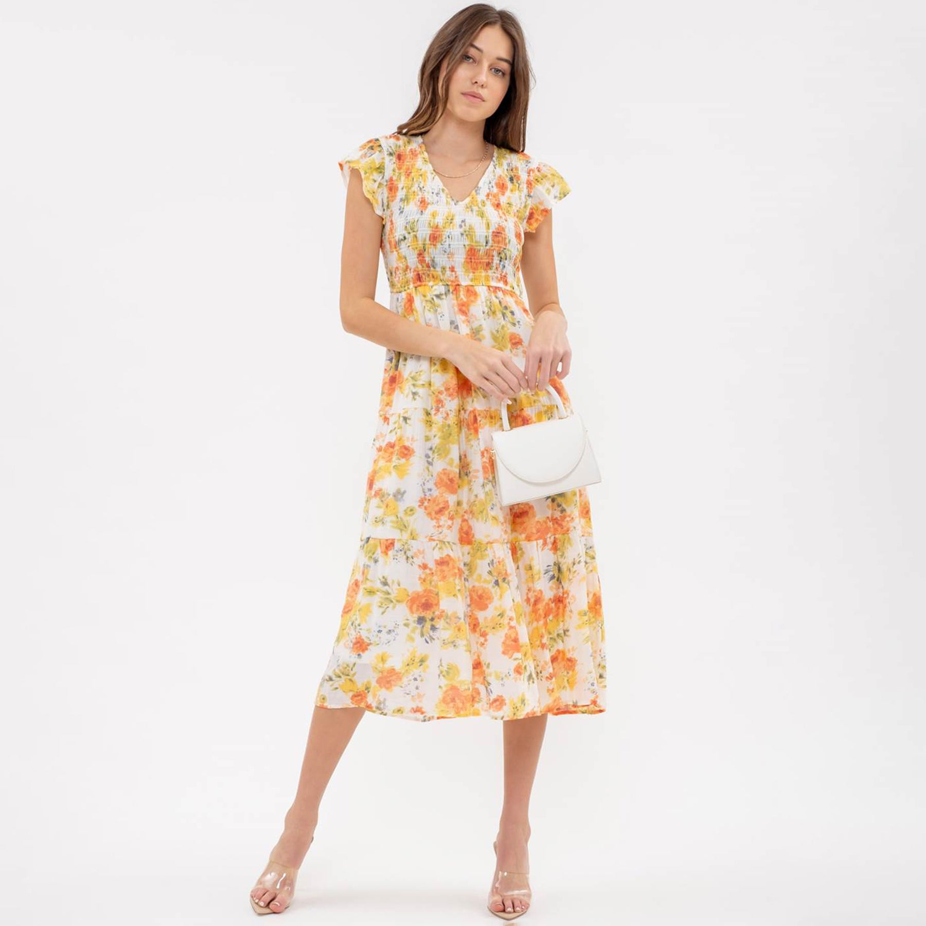 Cassatt Floral Dress