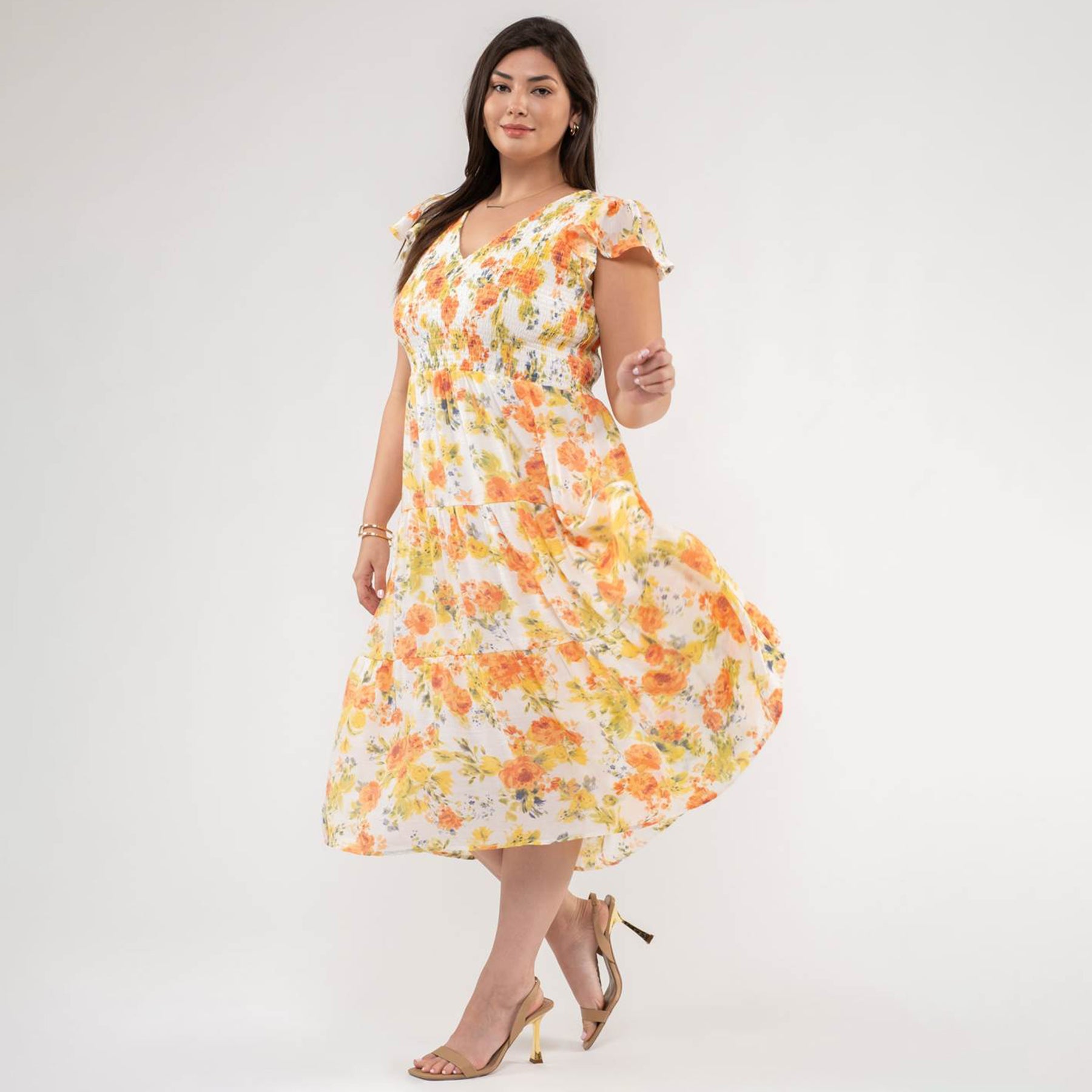 Cassatt Floral Dress