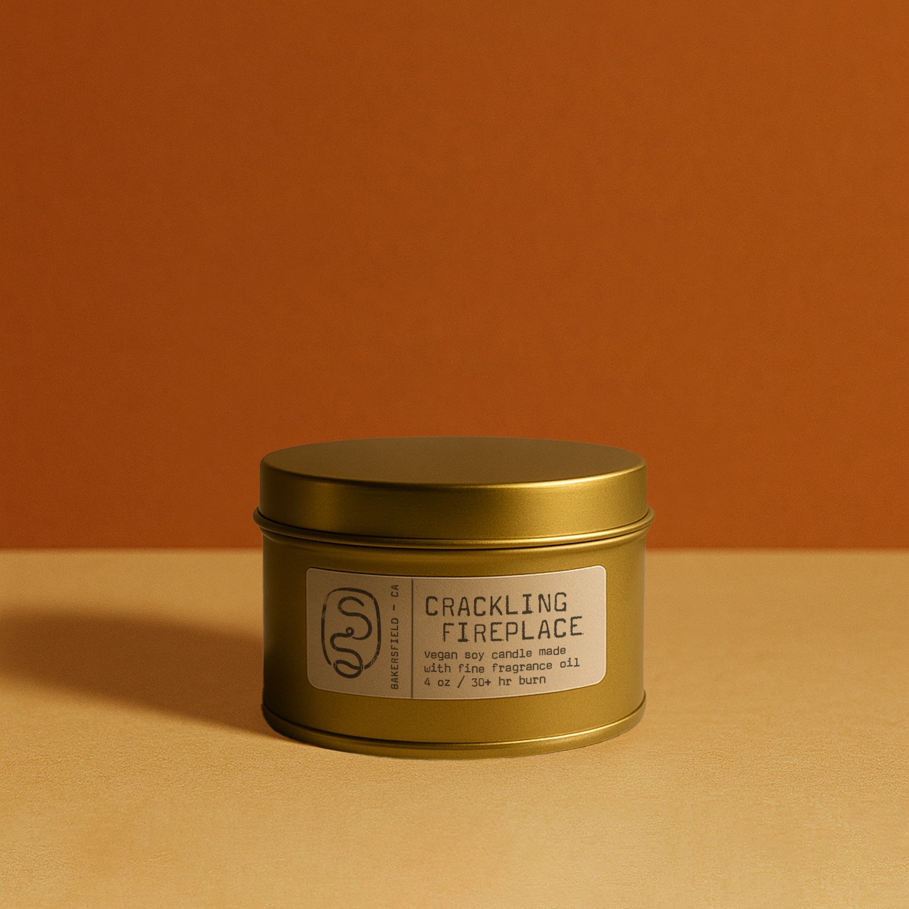 Crackling Fireplace - Travel Tin