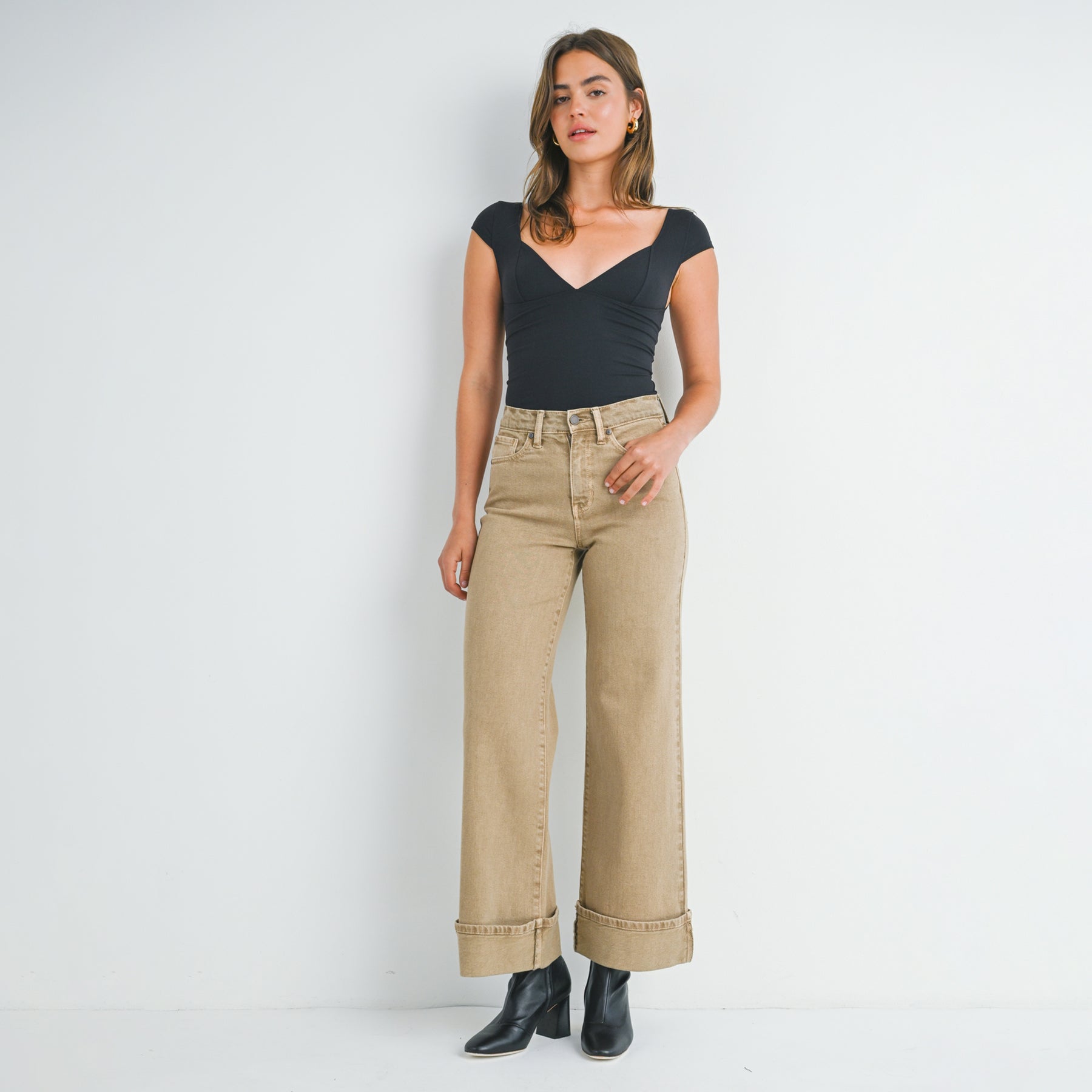 Stevie Cuffed Palazzo - Final Sale