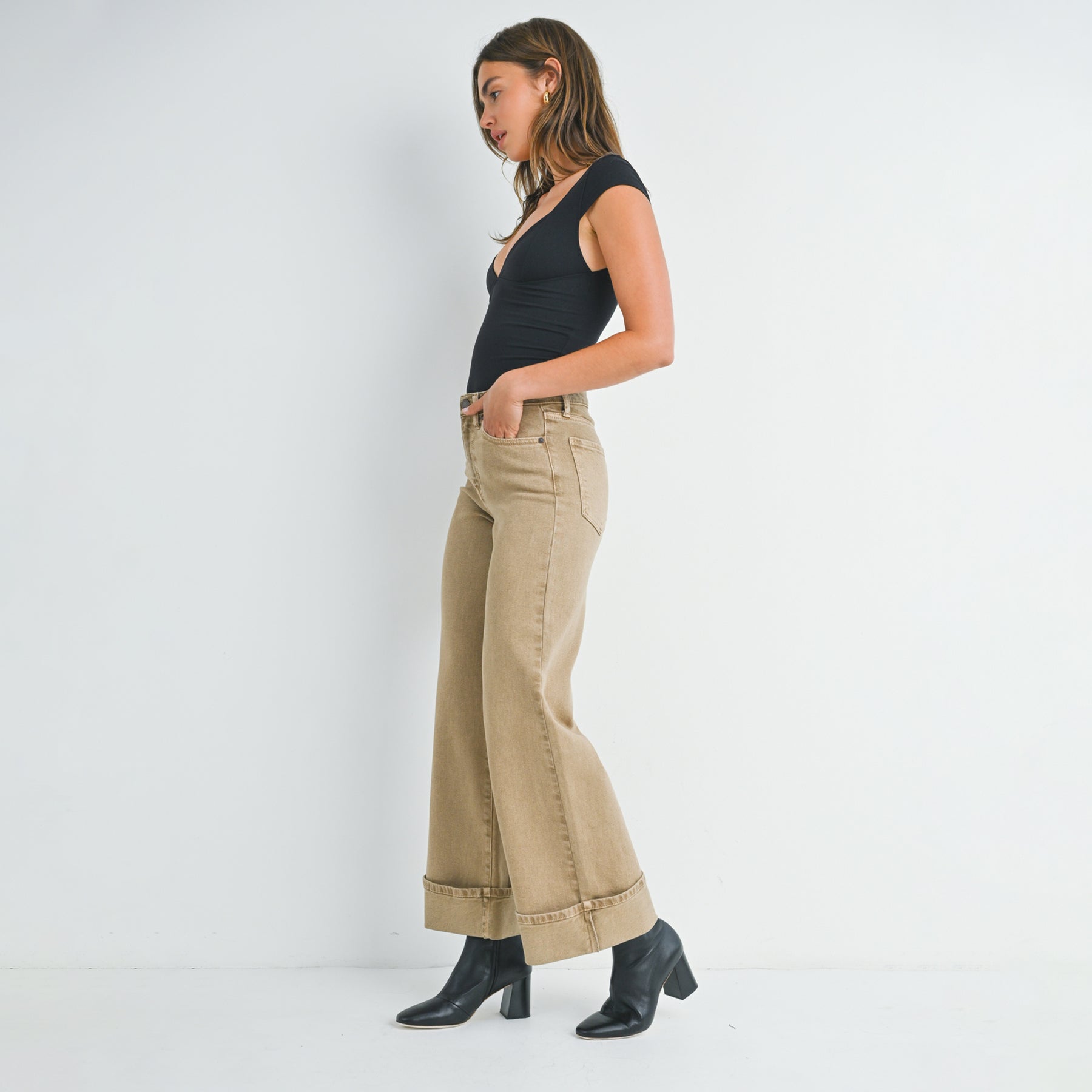 Stevie Cuffed Palazzo - Final Sale