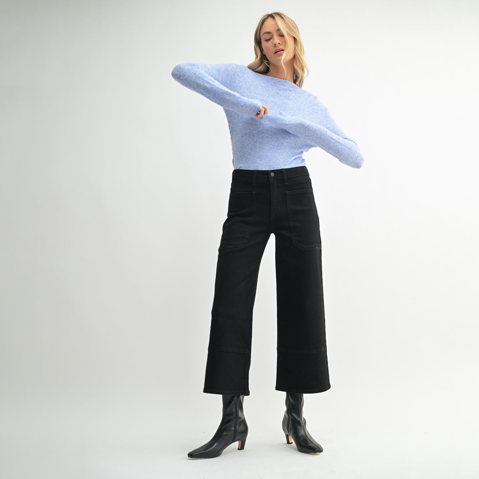 Rowan High Rise Crop Wide Leg