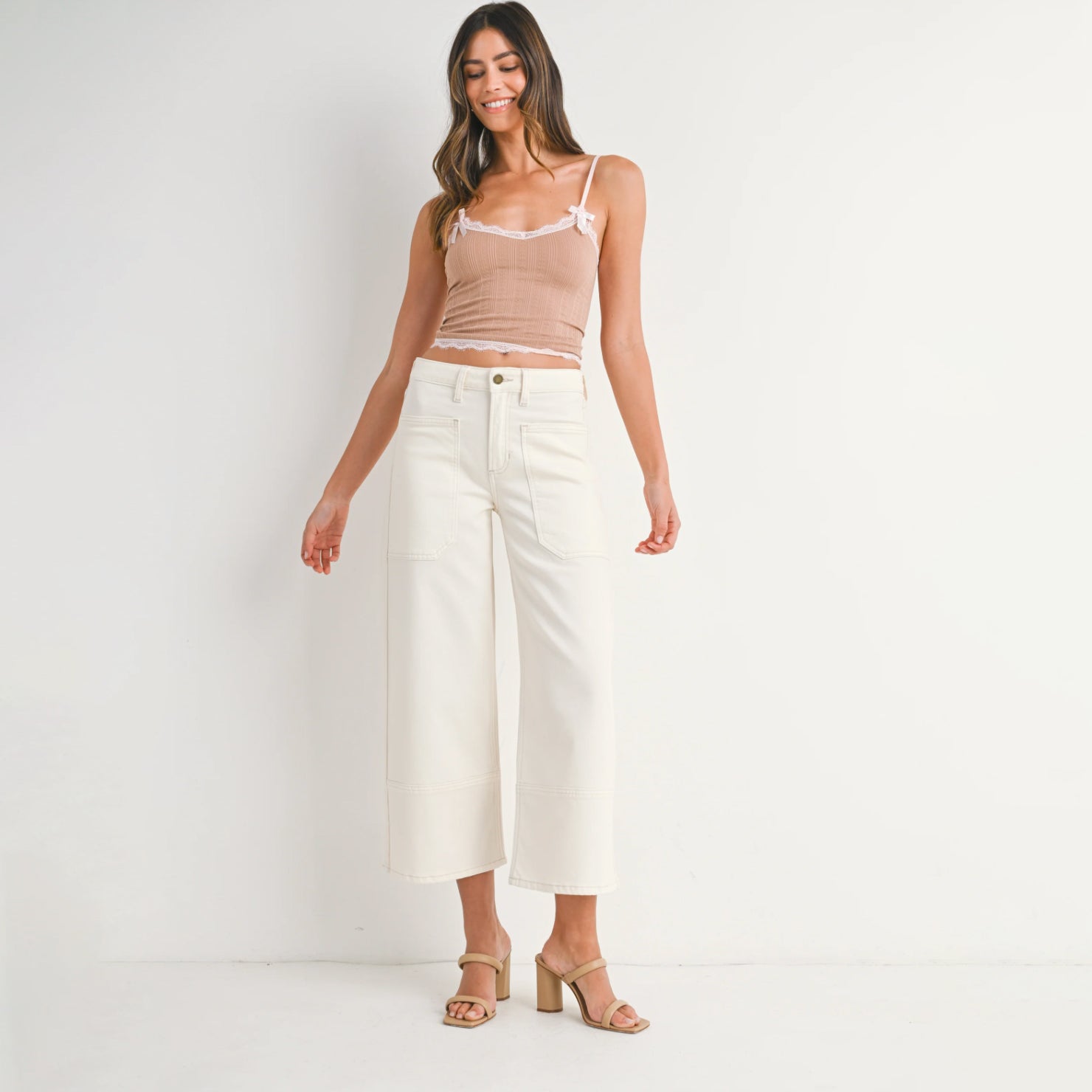 Rowan High Rise Crop Wide Leg