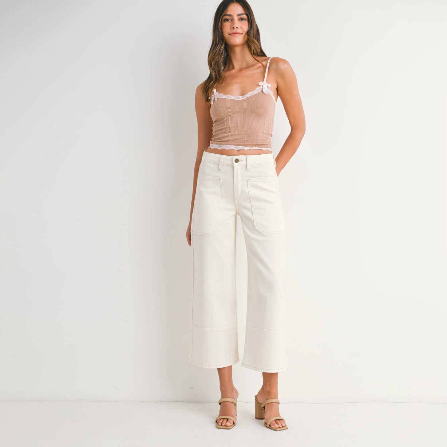 Rowan High Rise Crop Wide Leg
