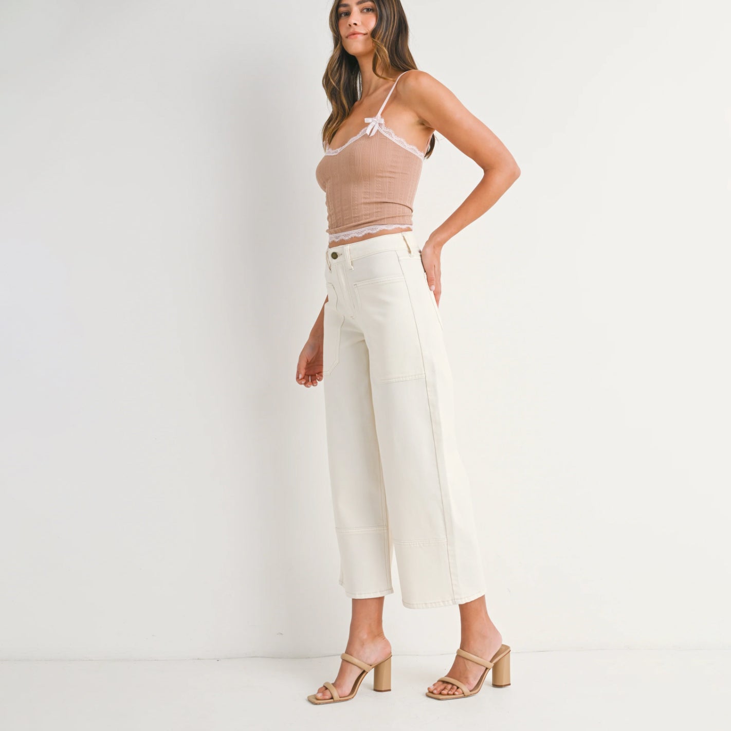 Rowan High Rise Crop Wide Leg