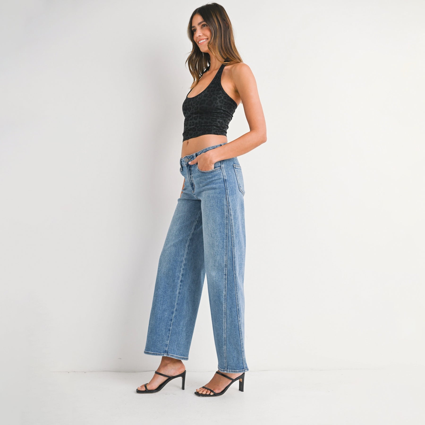 Ellis Seamed Wide Leg