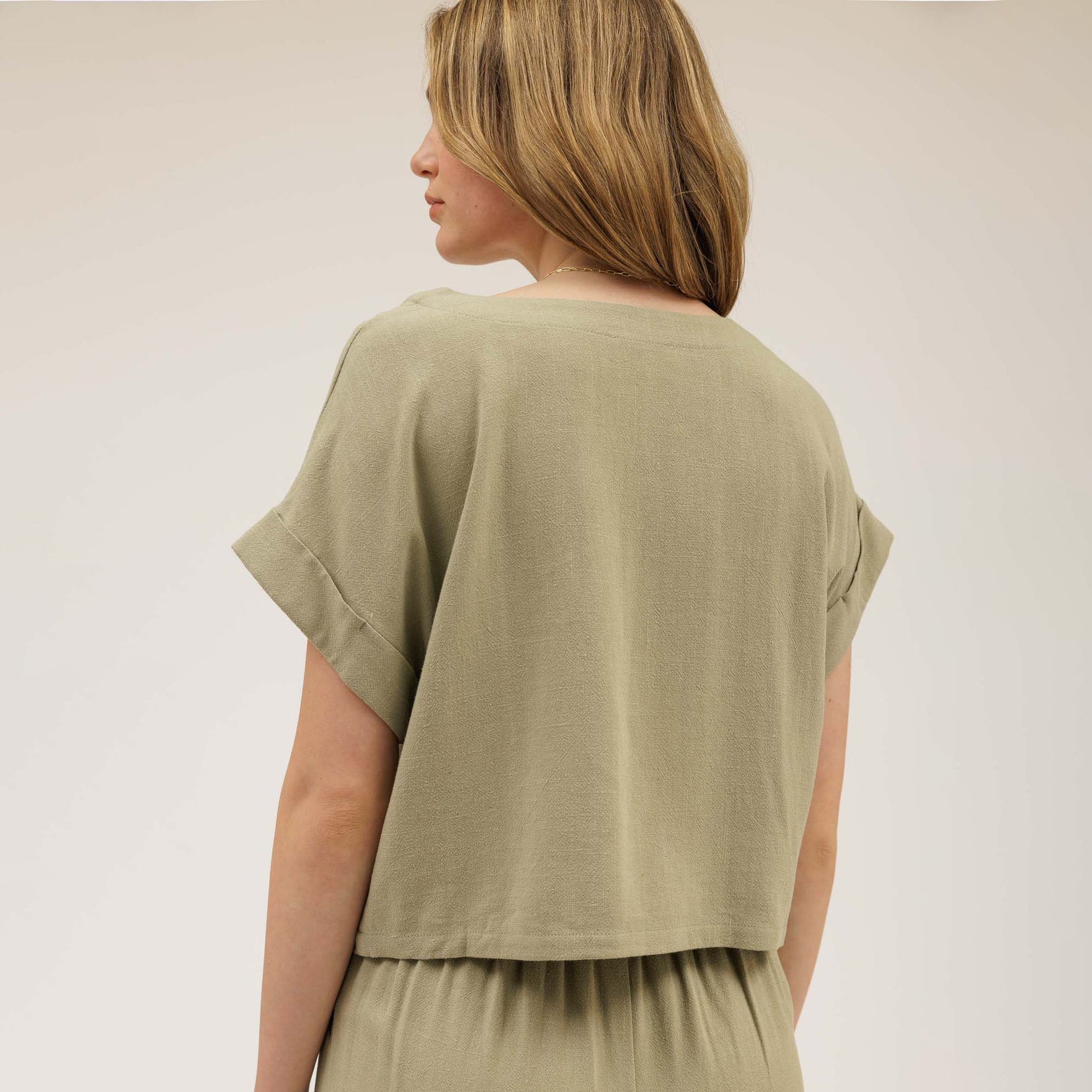 Dune Linen Top - Final Sale