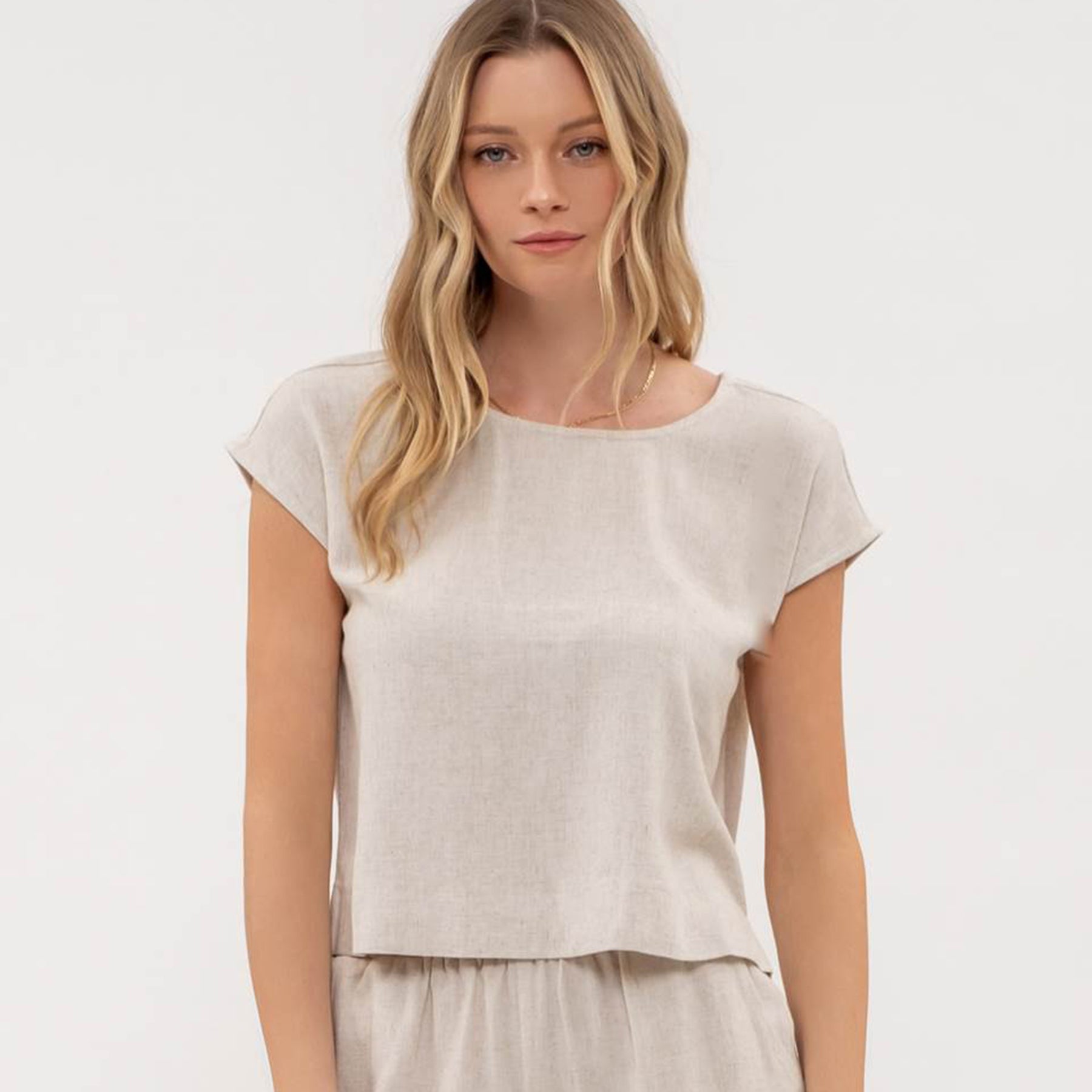 Eleni Linen Top