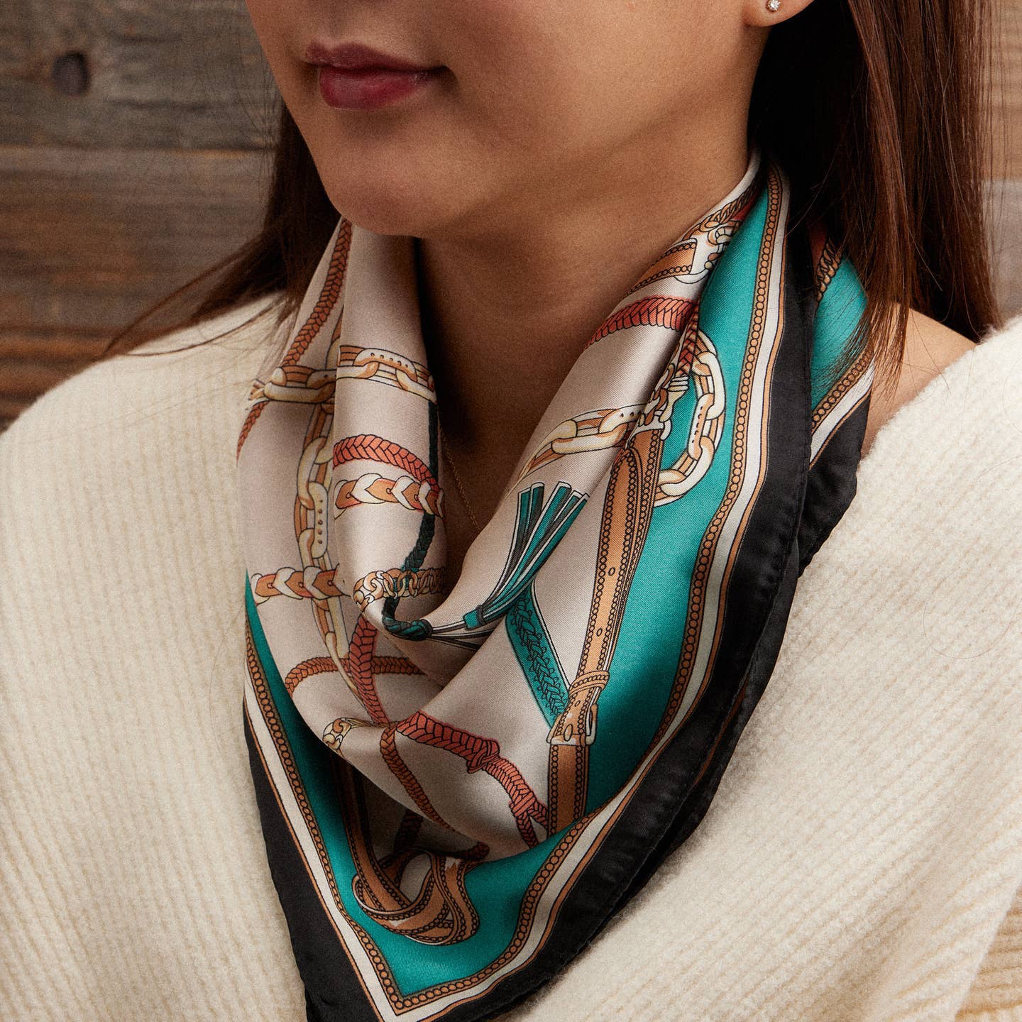 Equestrian Chain Scarf