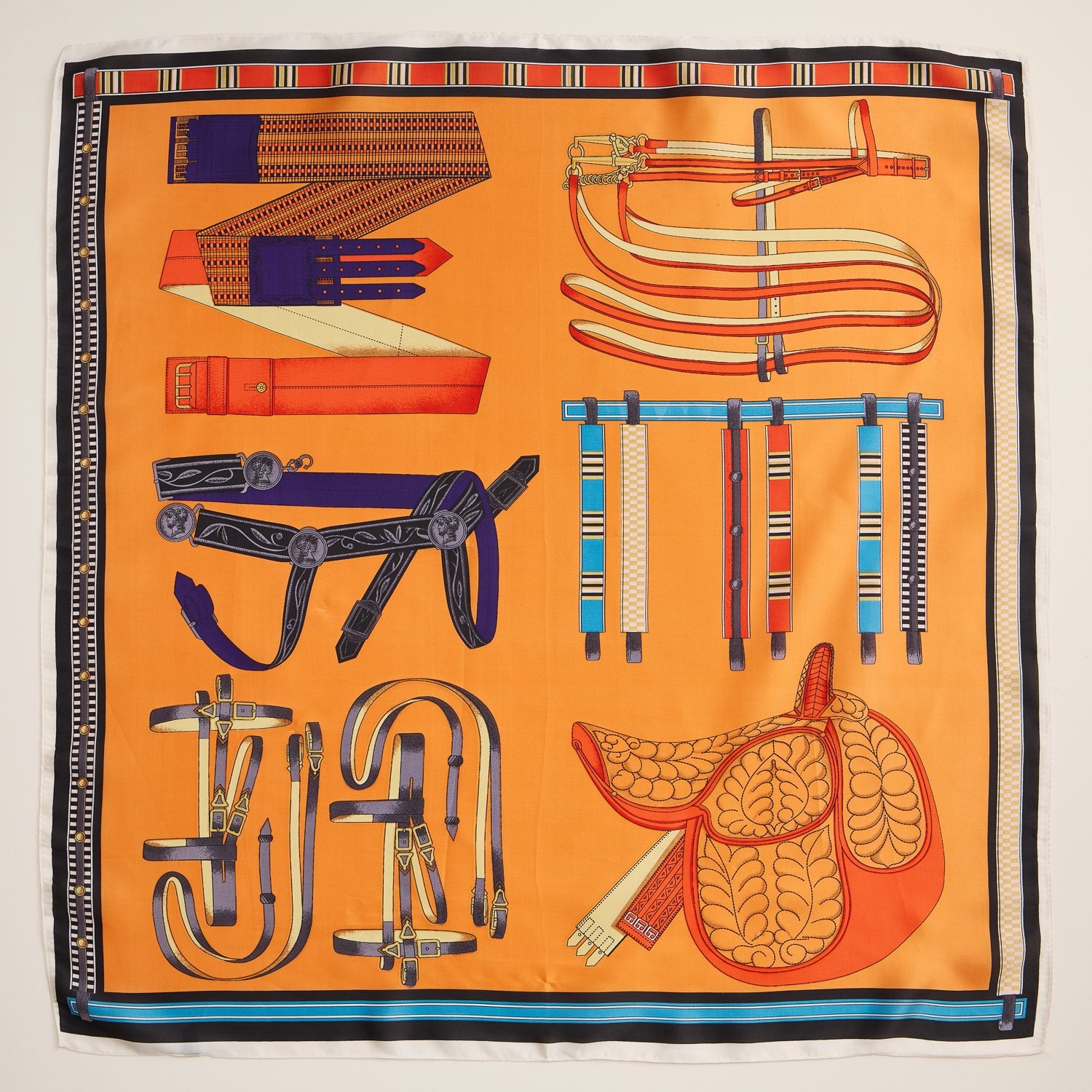 Equestrian Saddle + Tack Scarf