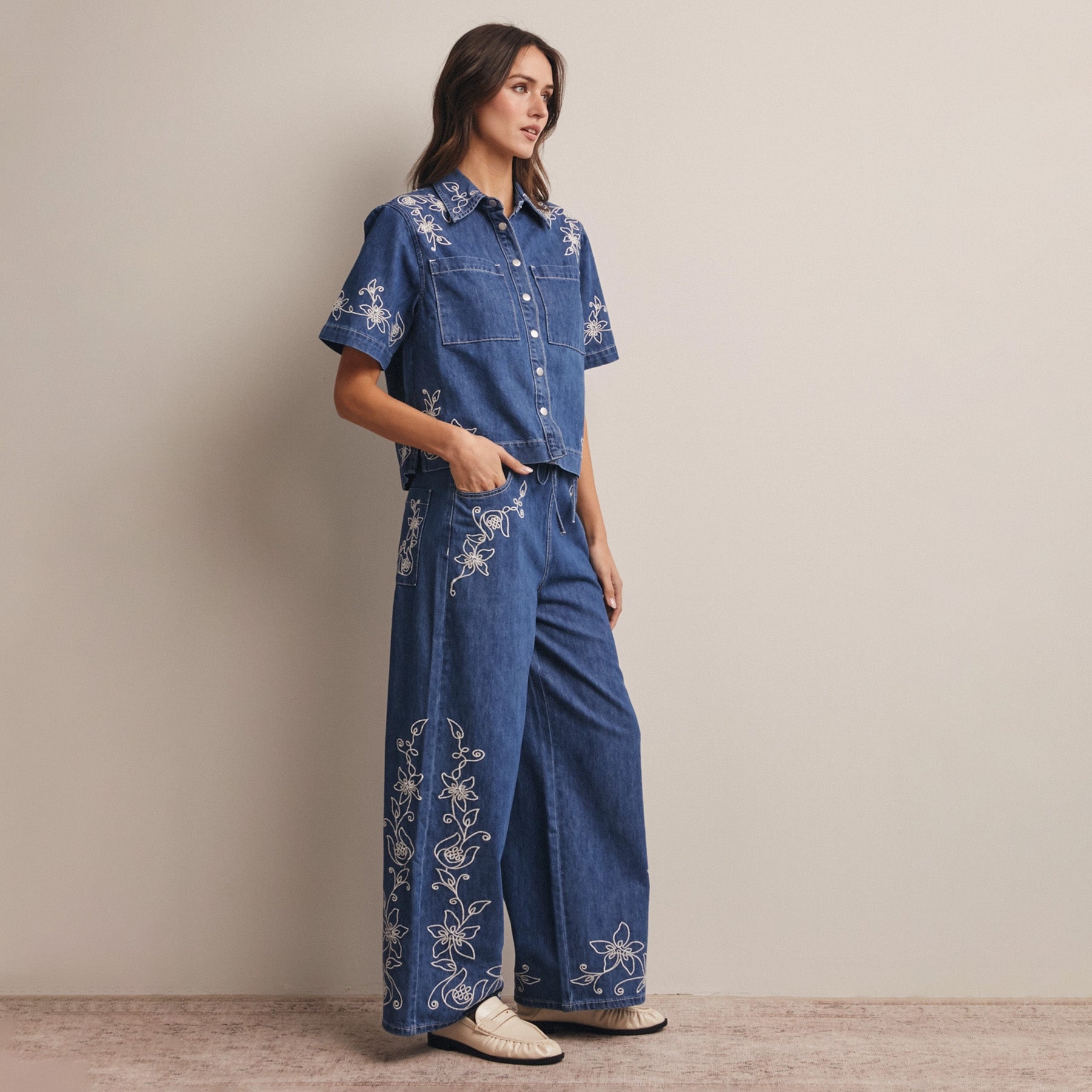 Fiorella Denim Set