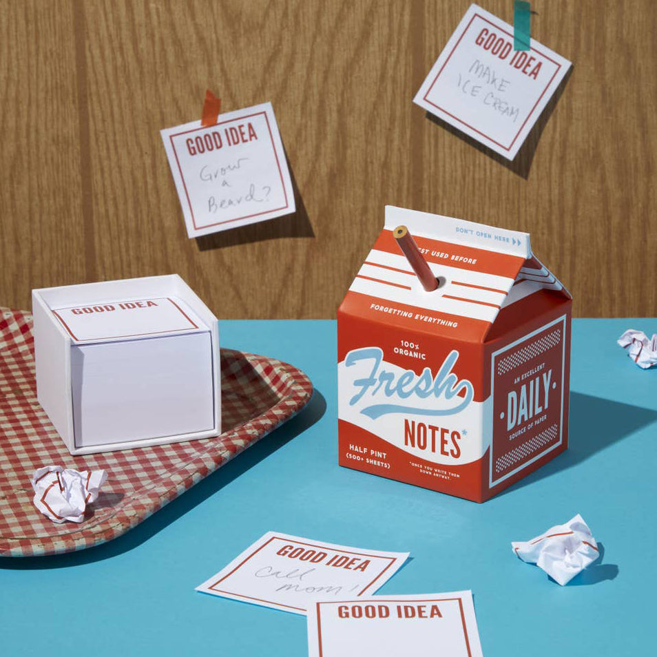 Fresh Ideas Milk Carton Notes