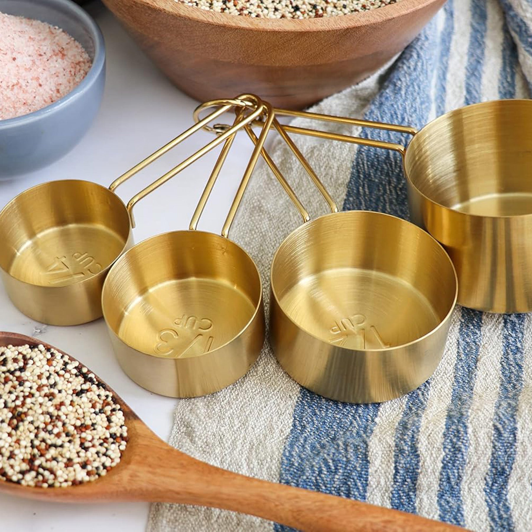 Gold Measuring Cups