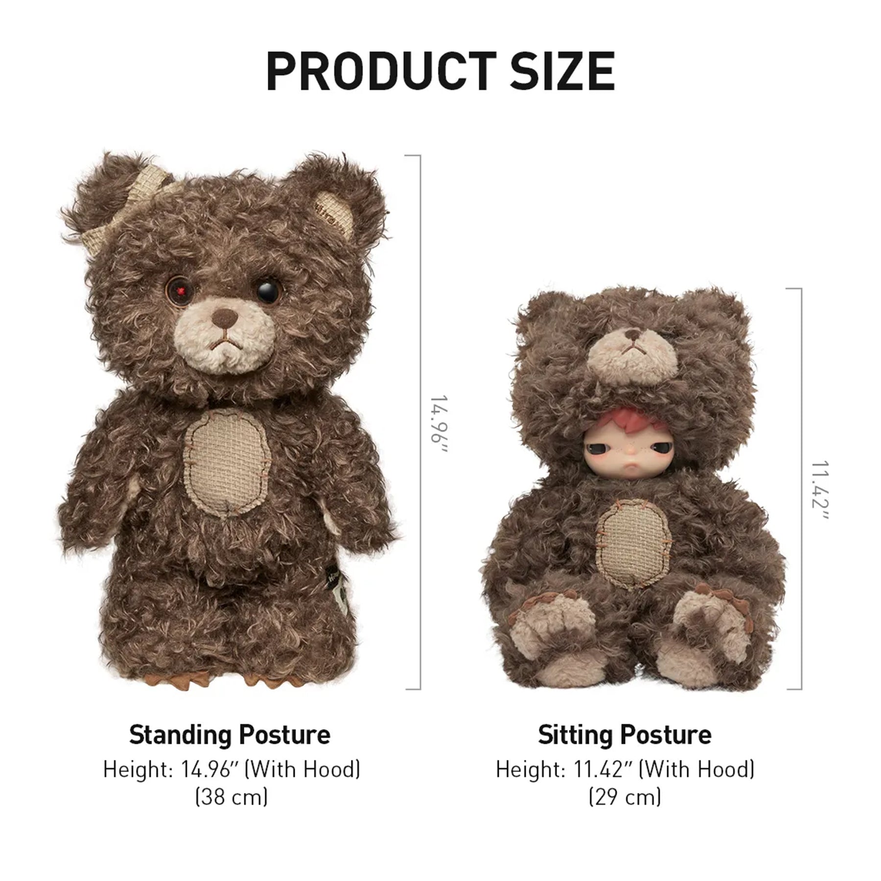Hirono Bear Vinyl Plush Doll