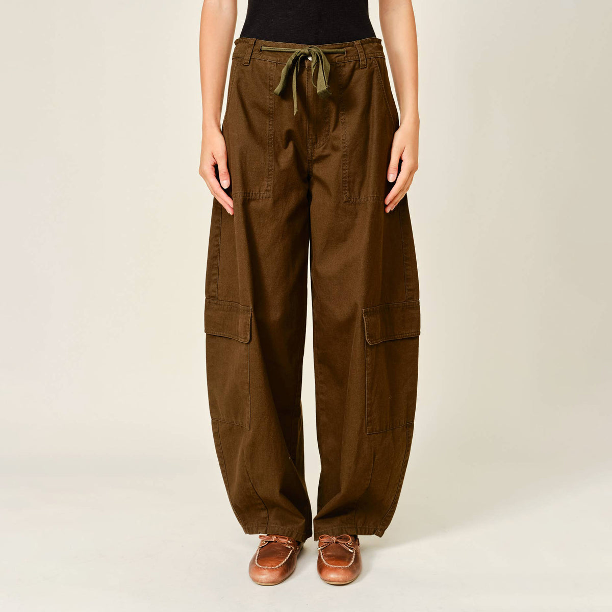Mila Cargo Barrel Pants