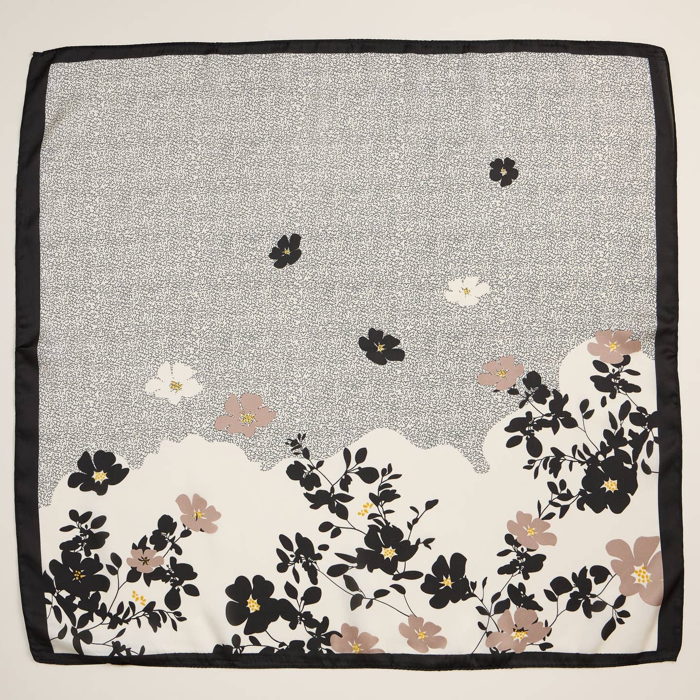Minimalist Floral Scarf