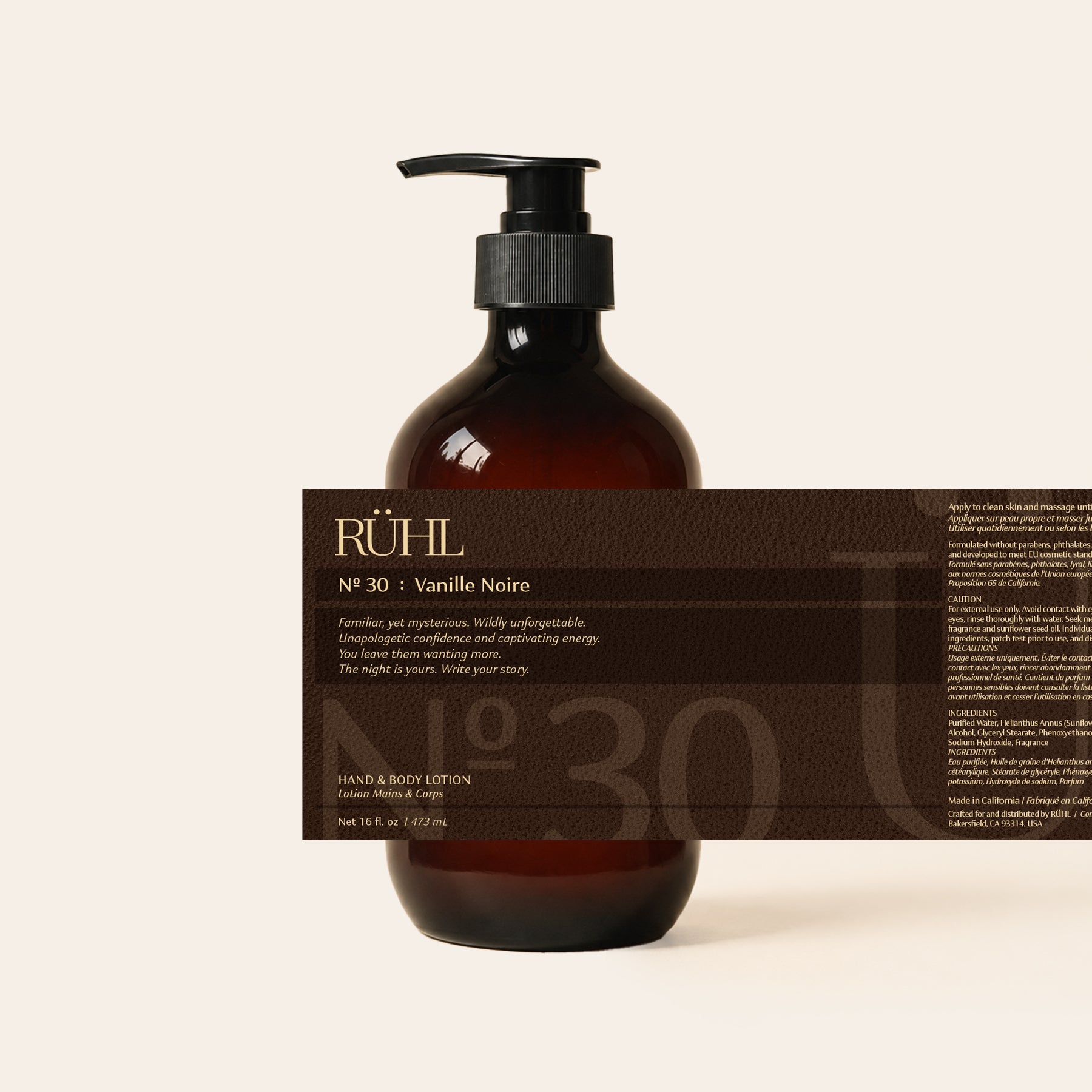 No 30: Vanille Noire Hand & Body Lotion
