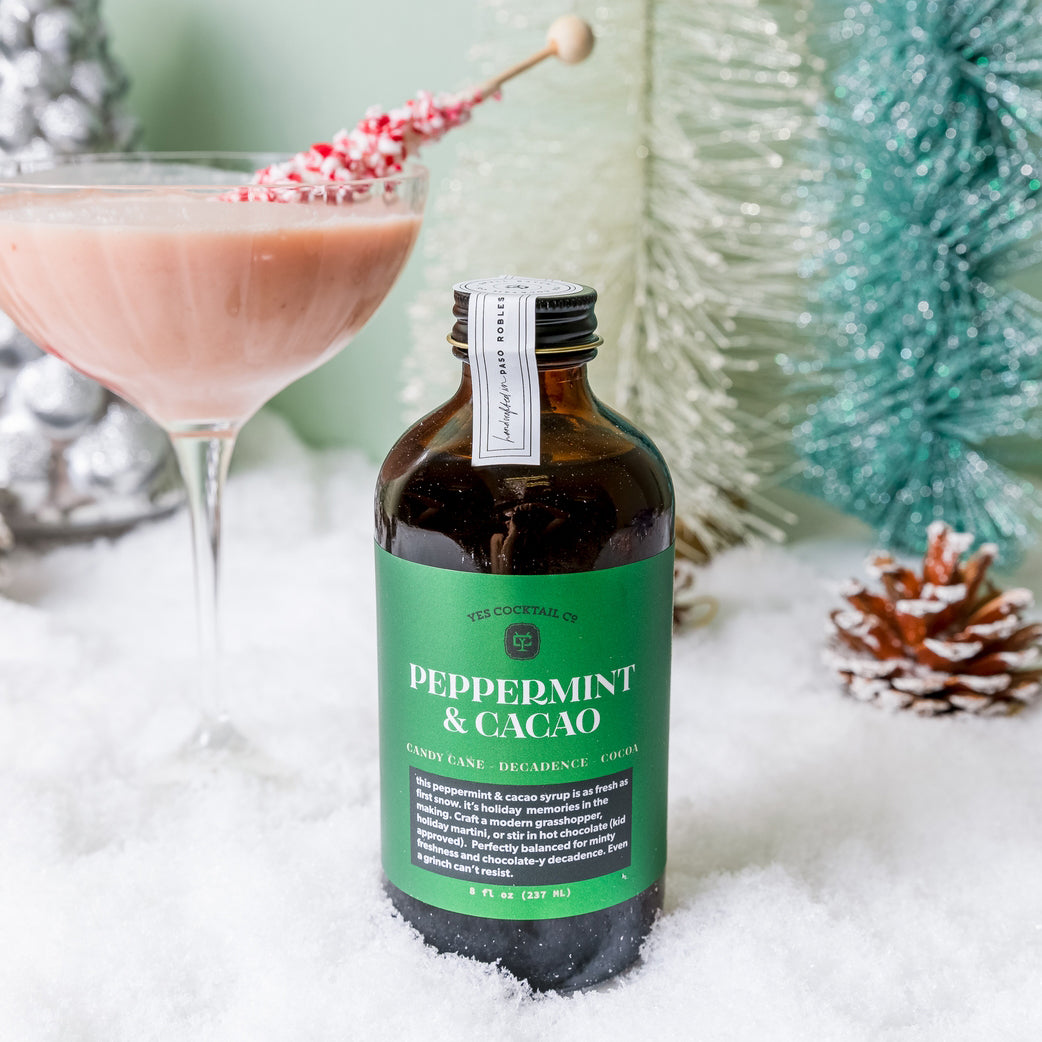 Peppermint + Cacao Syrup