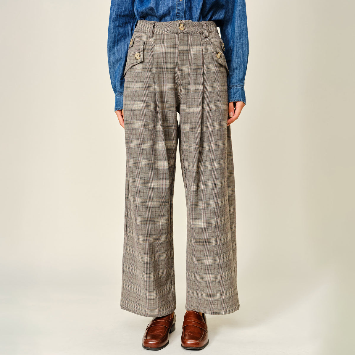 Iona Plaid Pants
