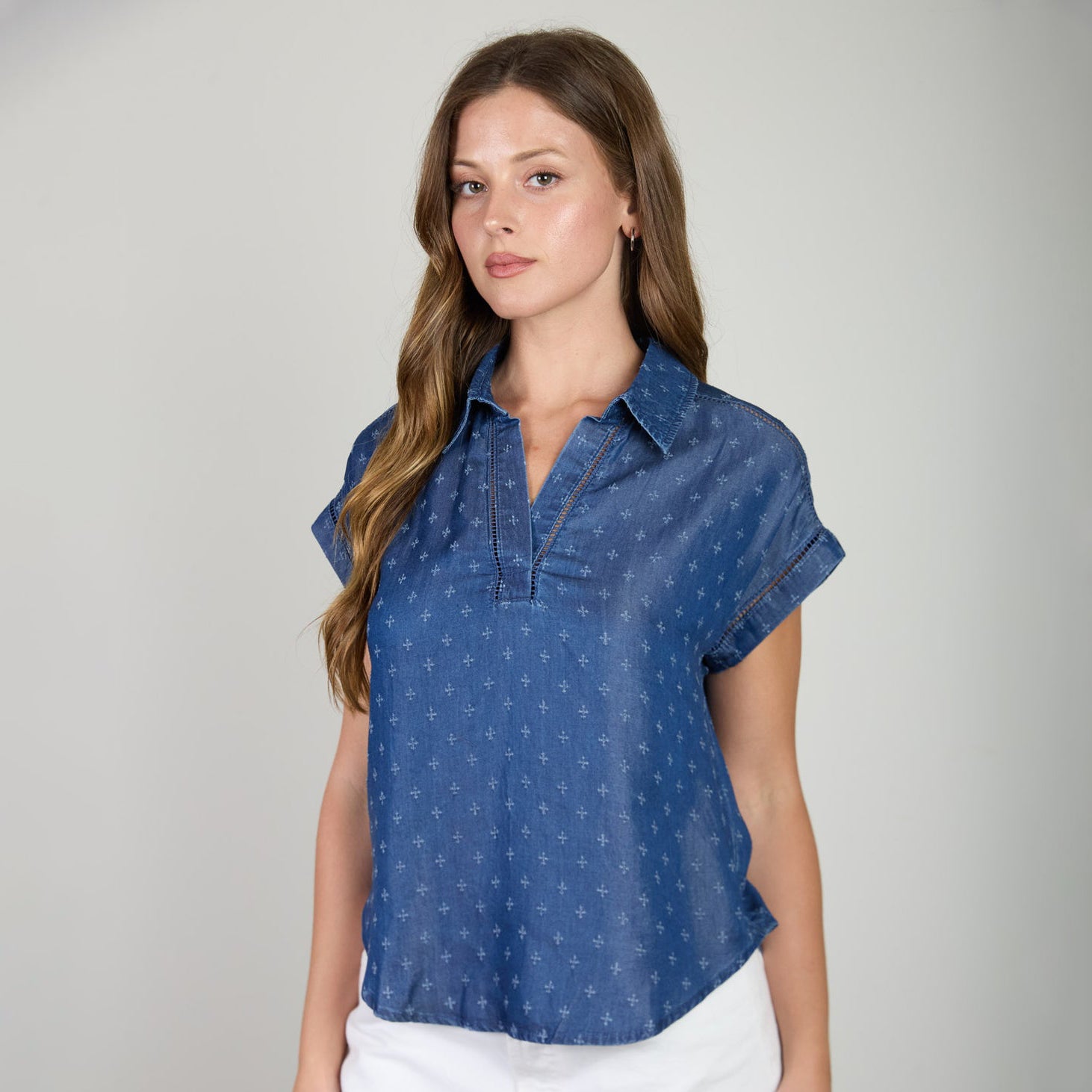 Rae Chambray Top