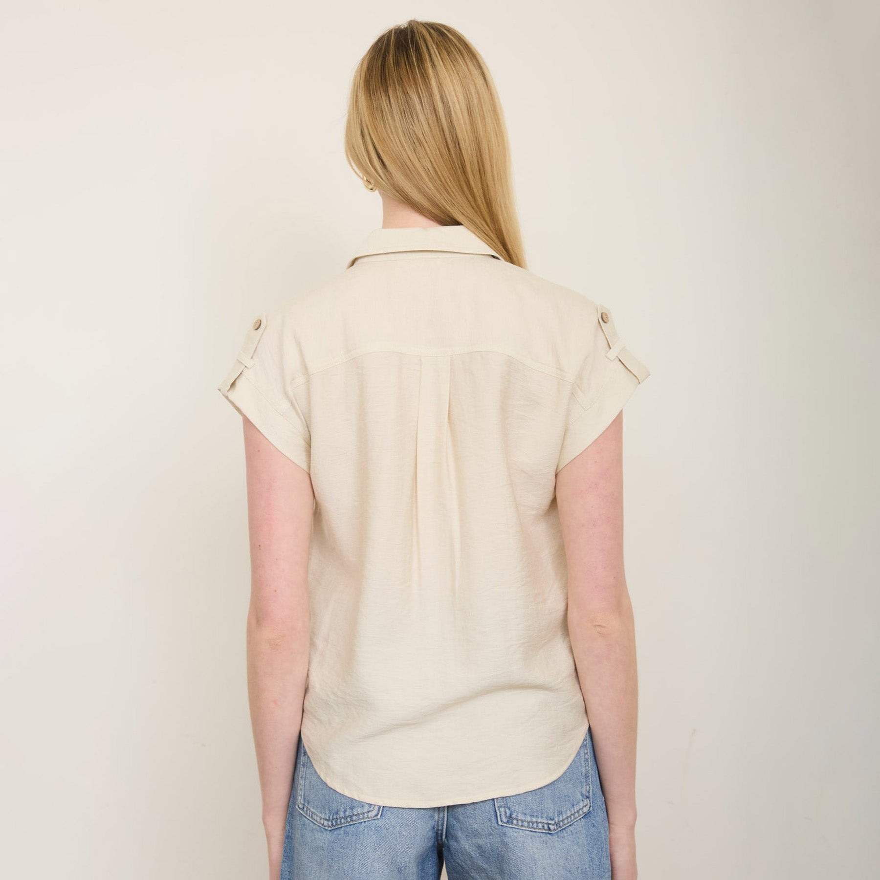 Roma Tab Sleeve Top