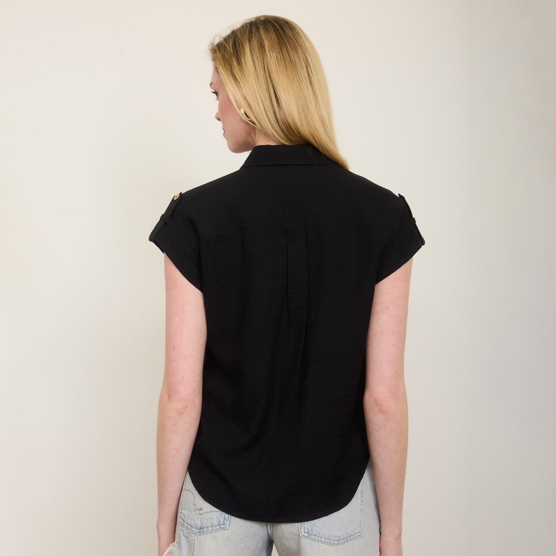 Roma Tab Sleeve Top