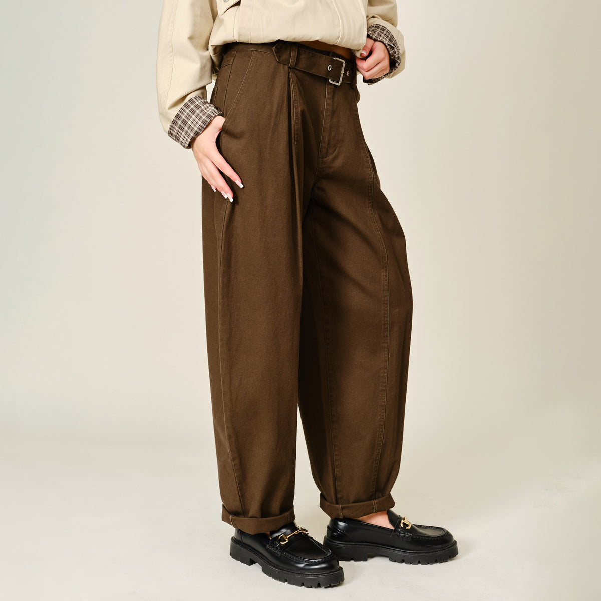 Simone Barrel Pants