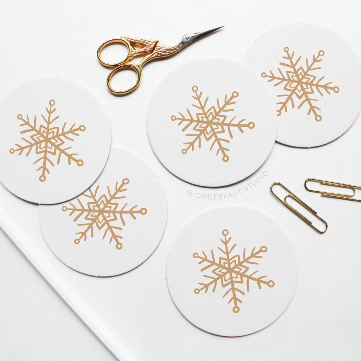 Snowflake Coaster Set