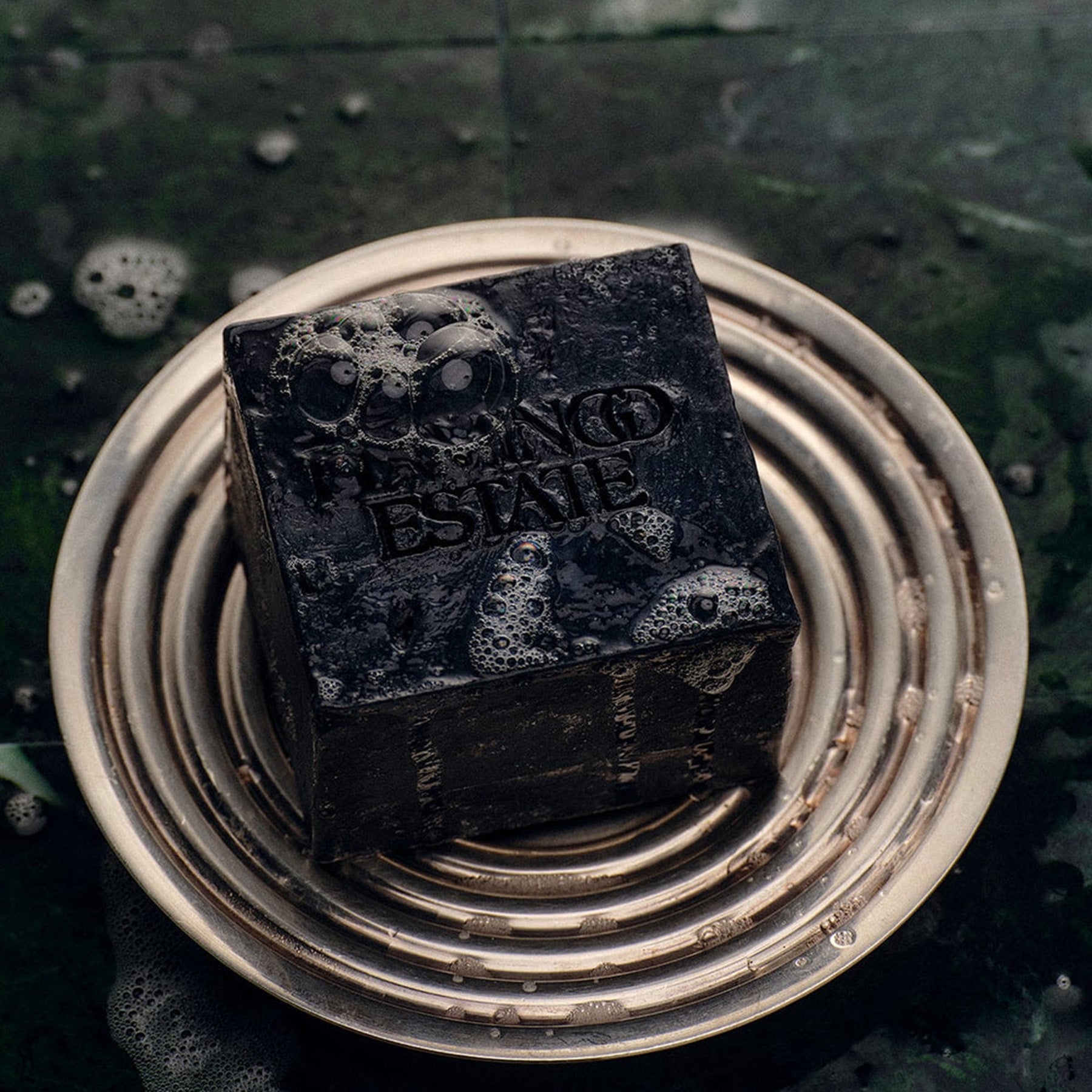 Lavender Activated Charcoal Soap Brick