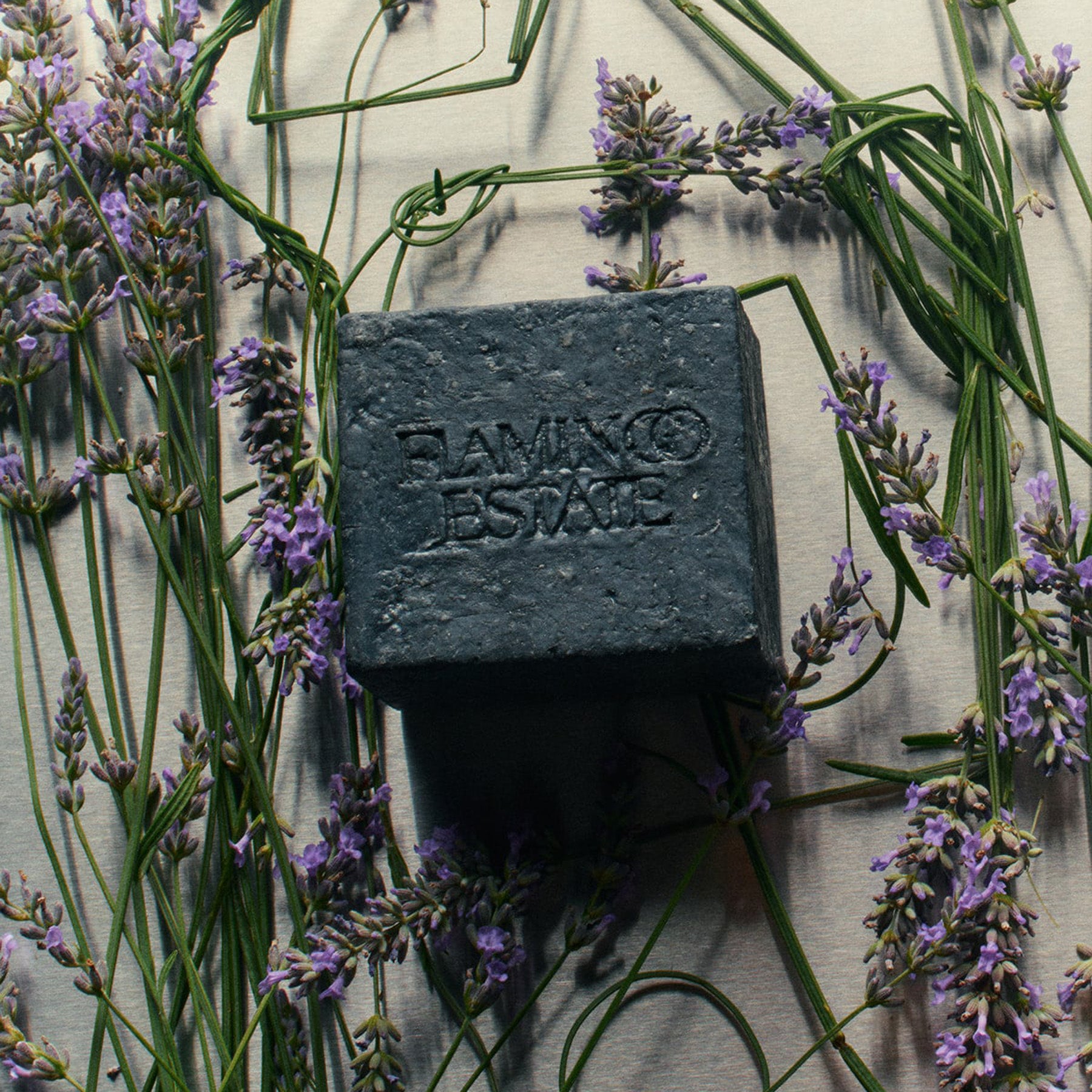 Lavender Activated Charcoal Soap Brick