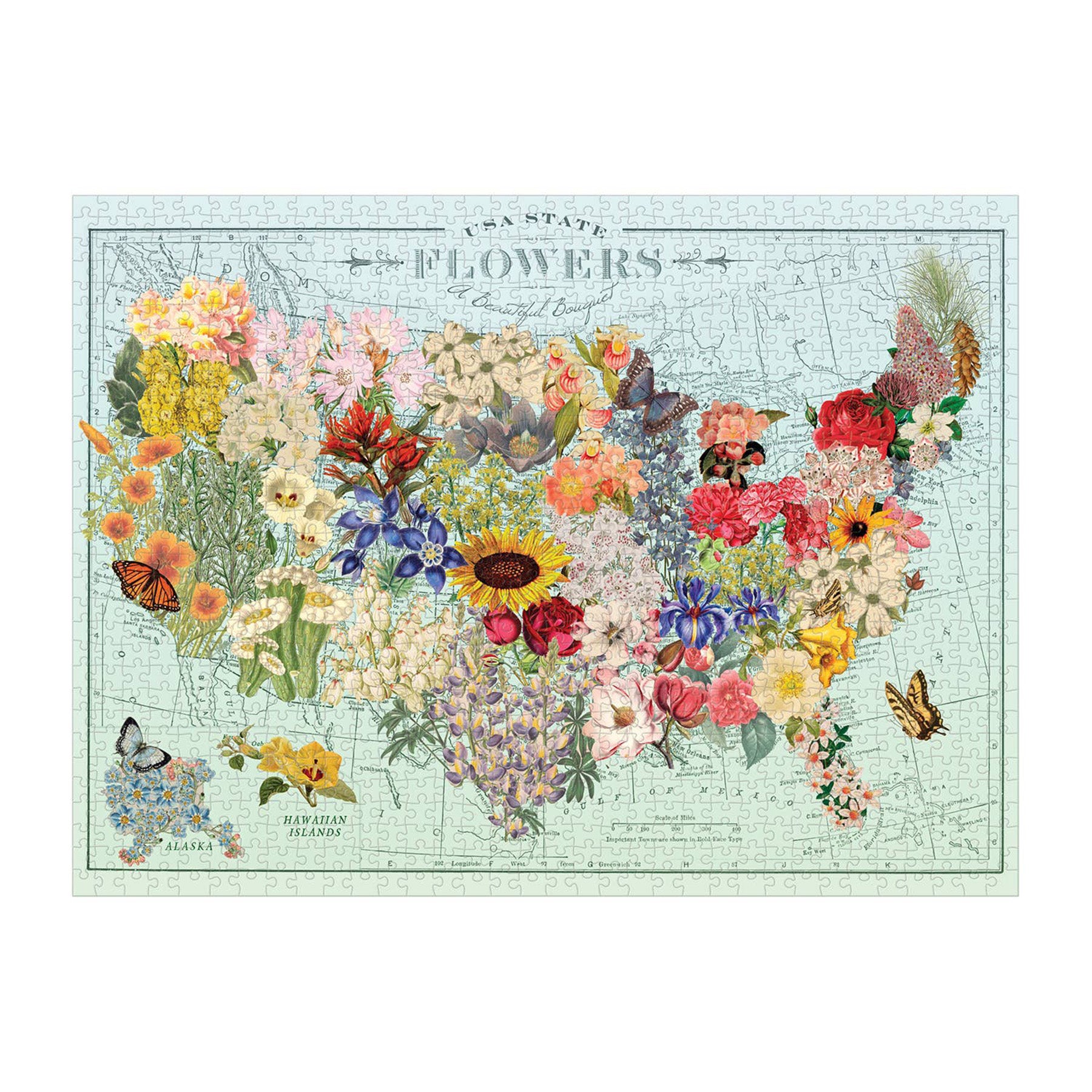 State Flowers Puzzle
