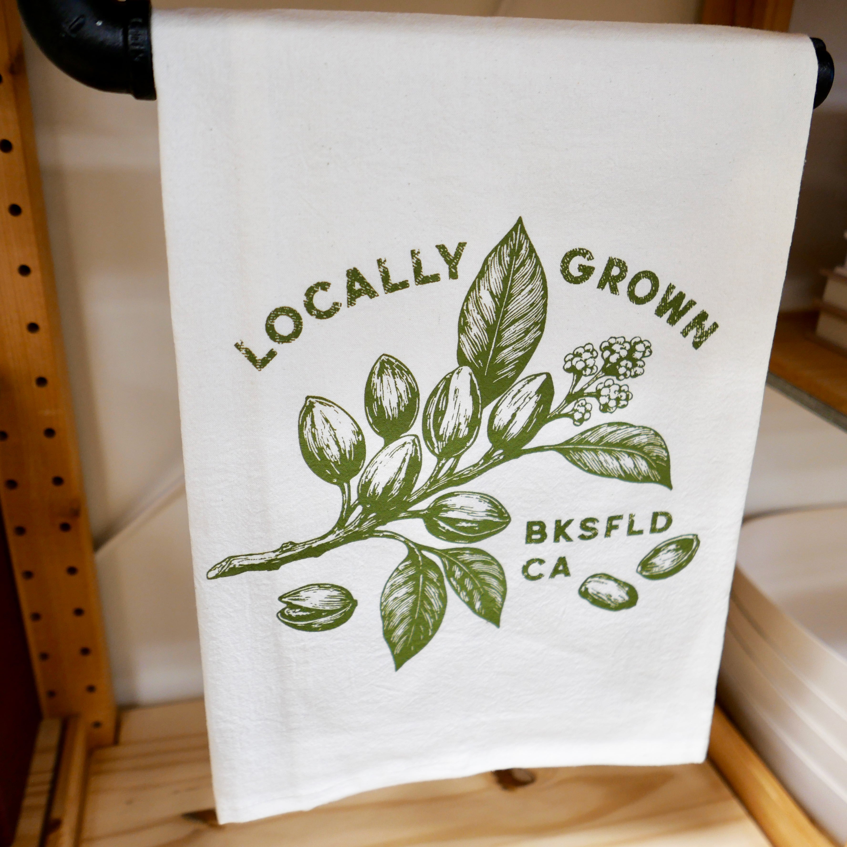 Pistachio Blossoms Towel