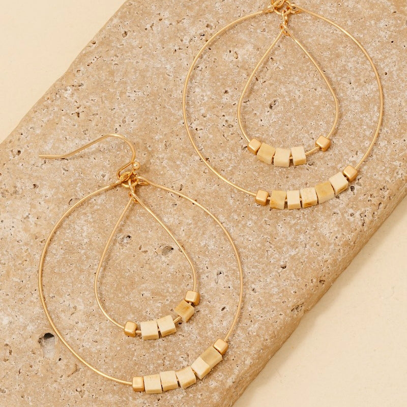 Layered Tear Dangle Earrings