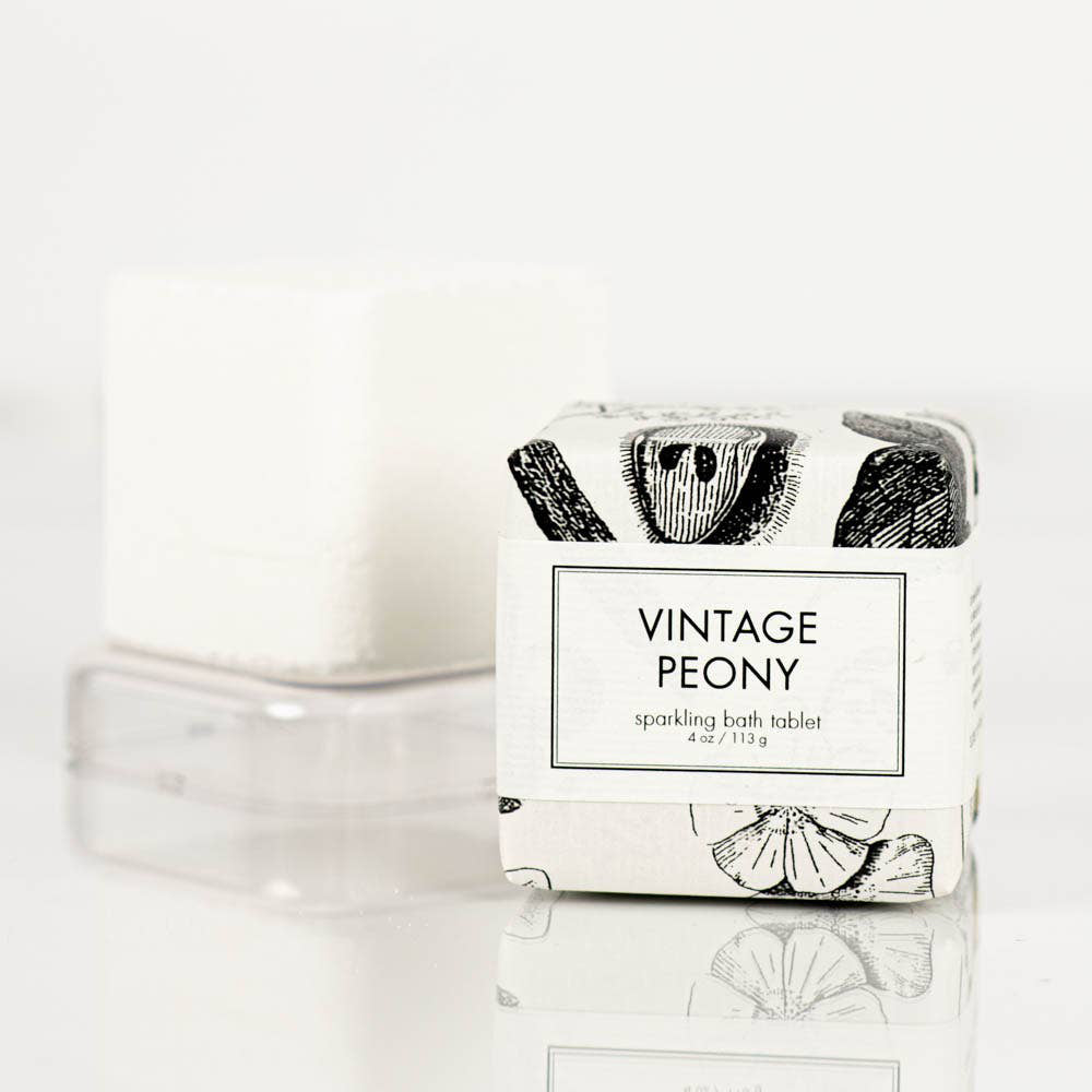 Vintage Peony Bath Tablet