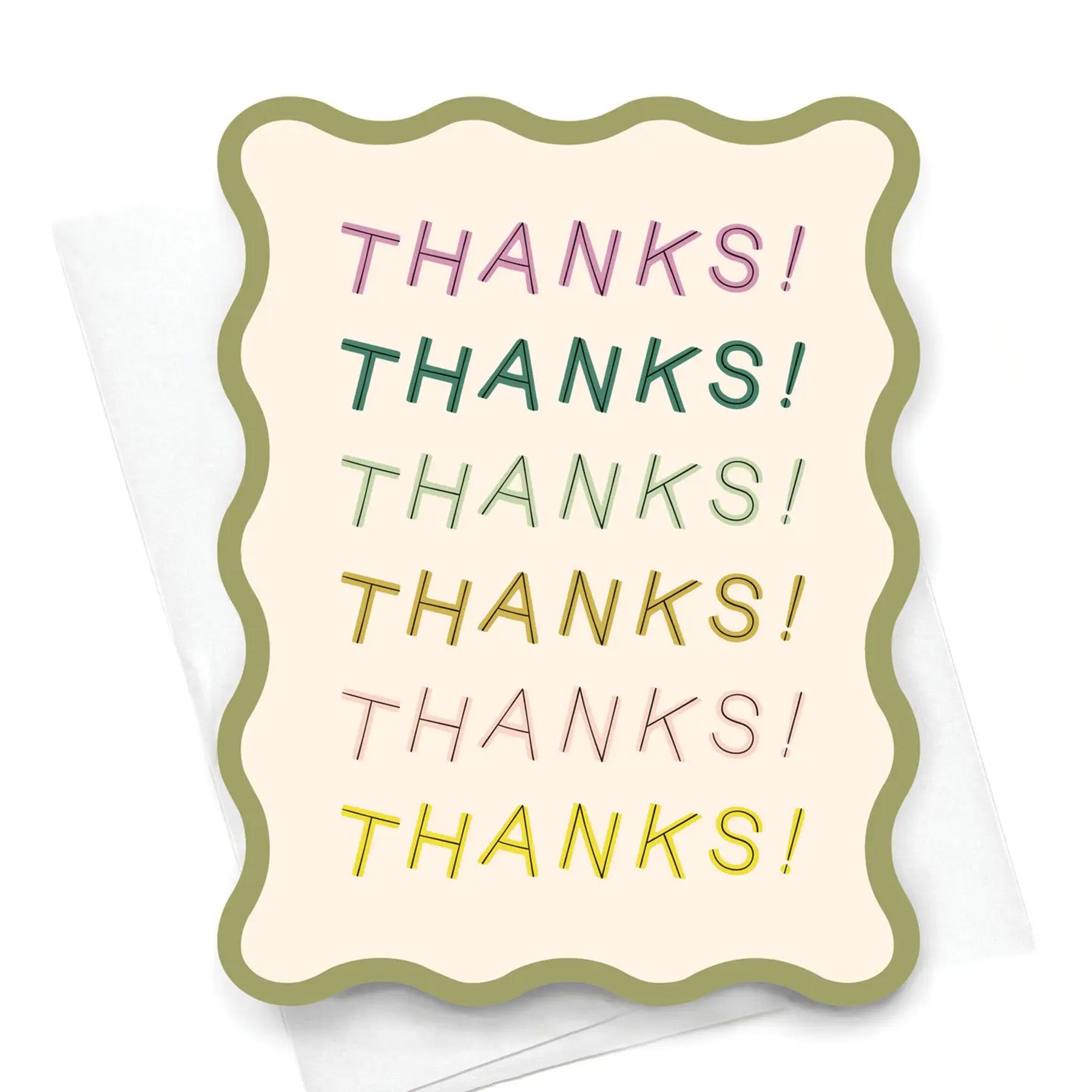 Wavy Thanks! Card
