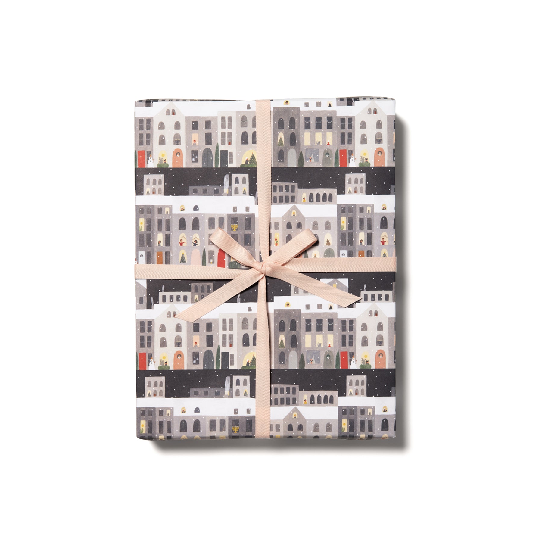 City Snow Gift Wrap