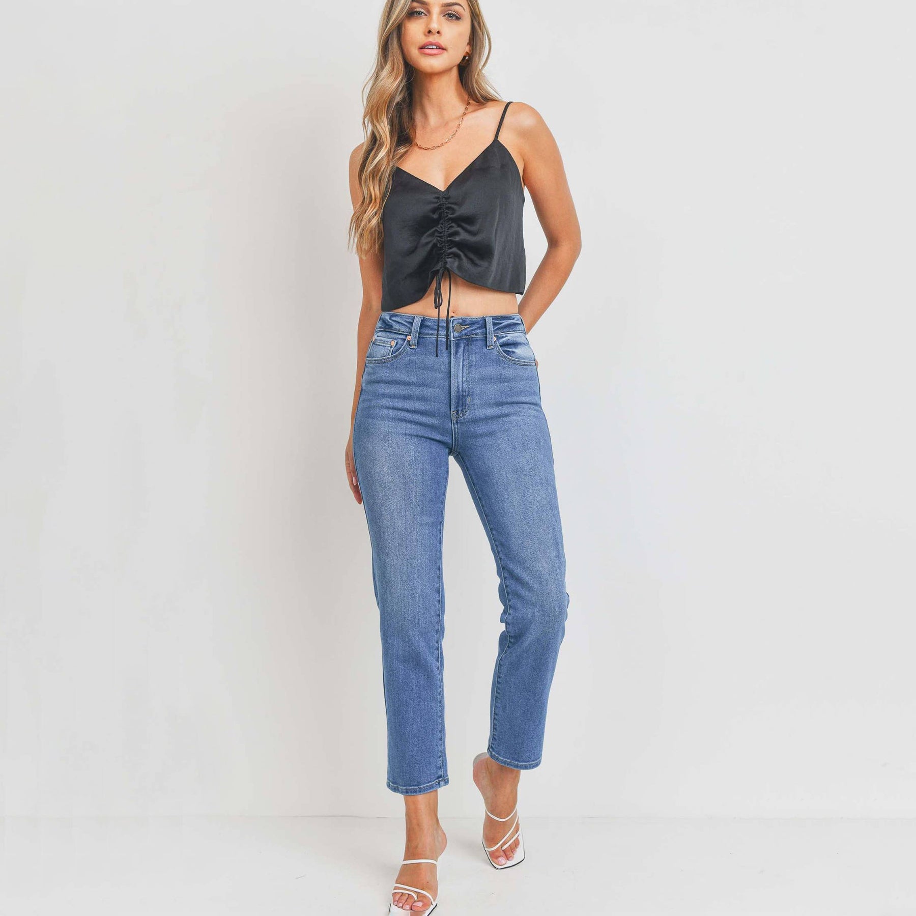 Freya Slim Straight Jean - Final Sale