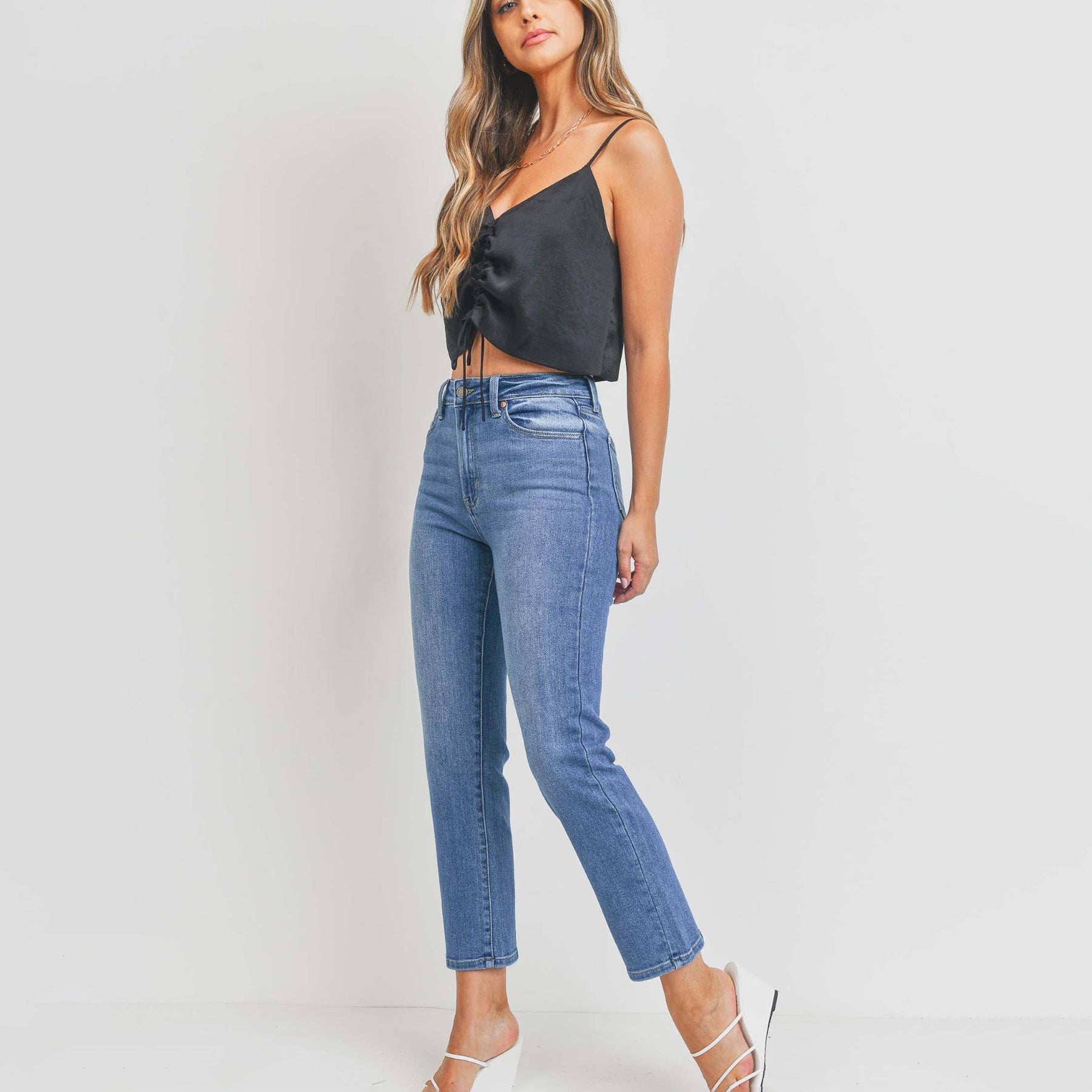 Freya Slim Straight Jean - Final Sale