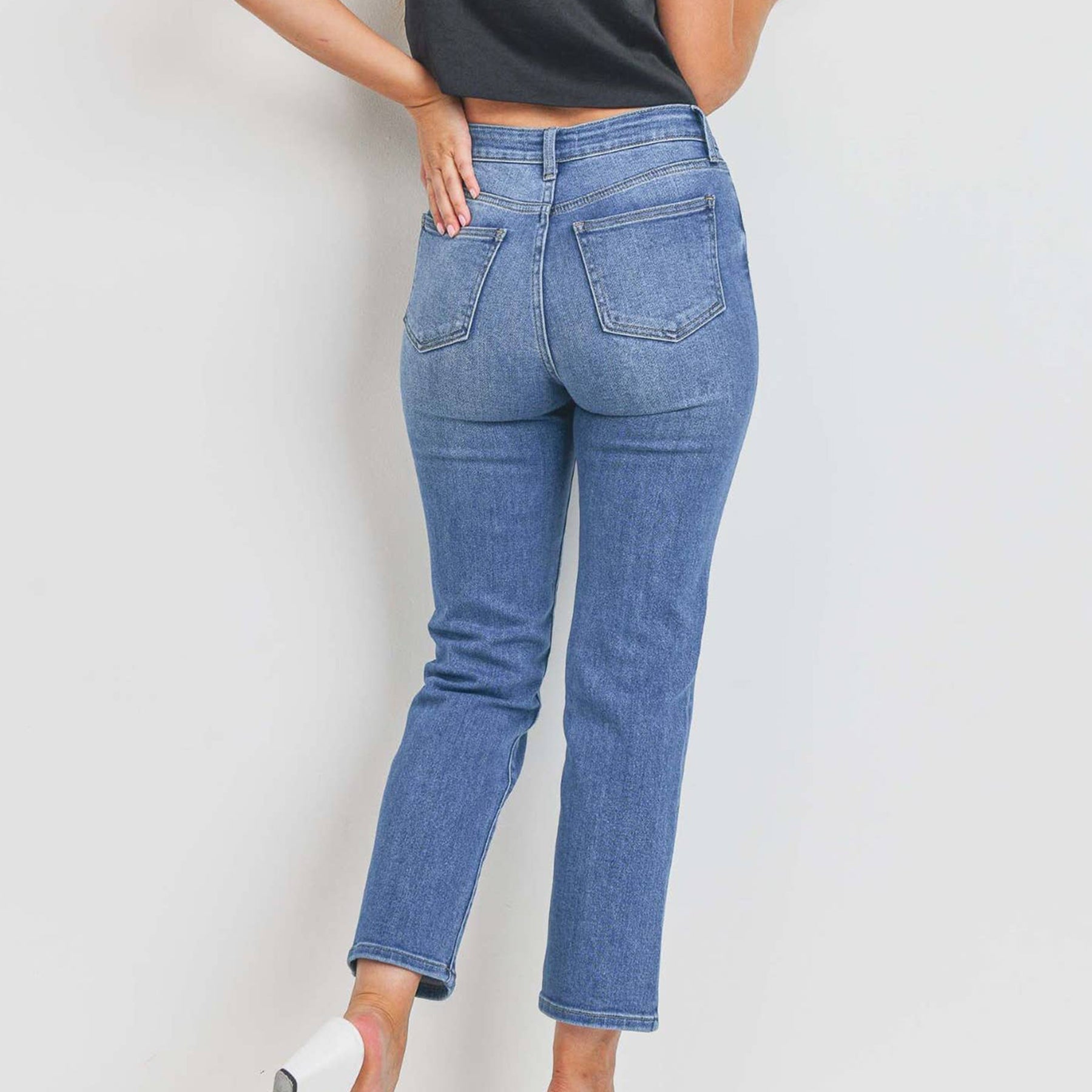Freya Slim Straight Jean - Final Sale