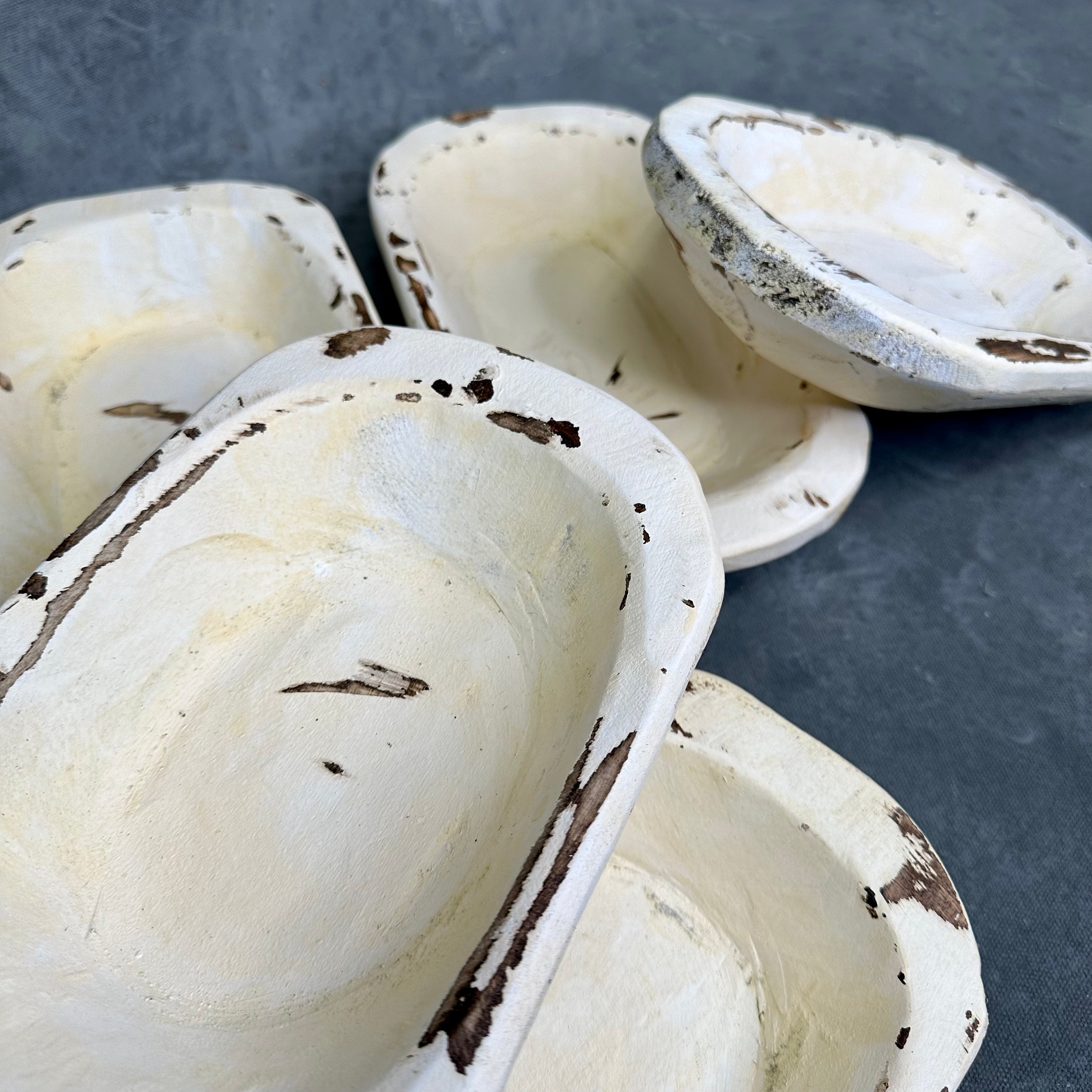 Medium White Dough Bowl