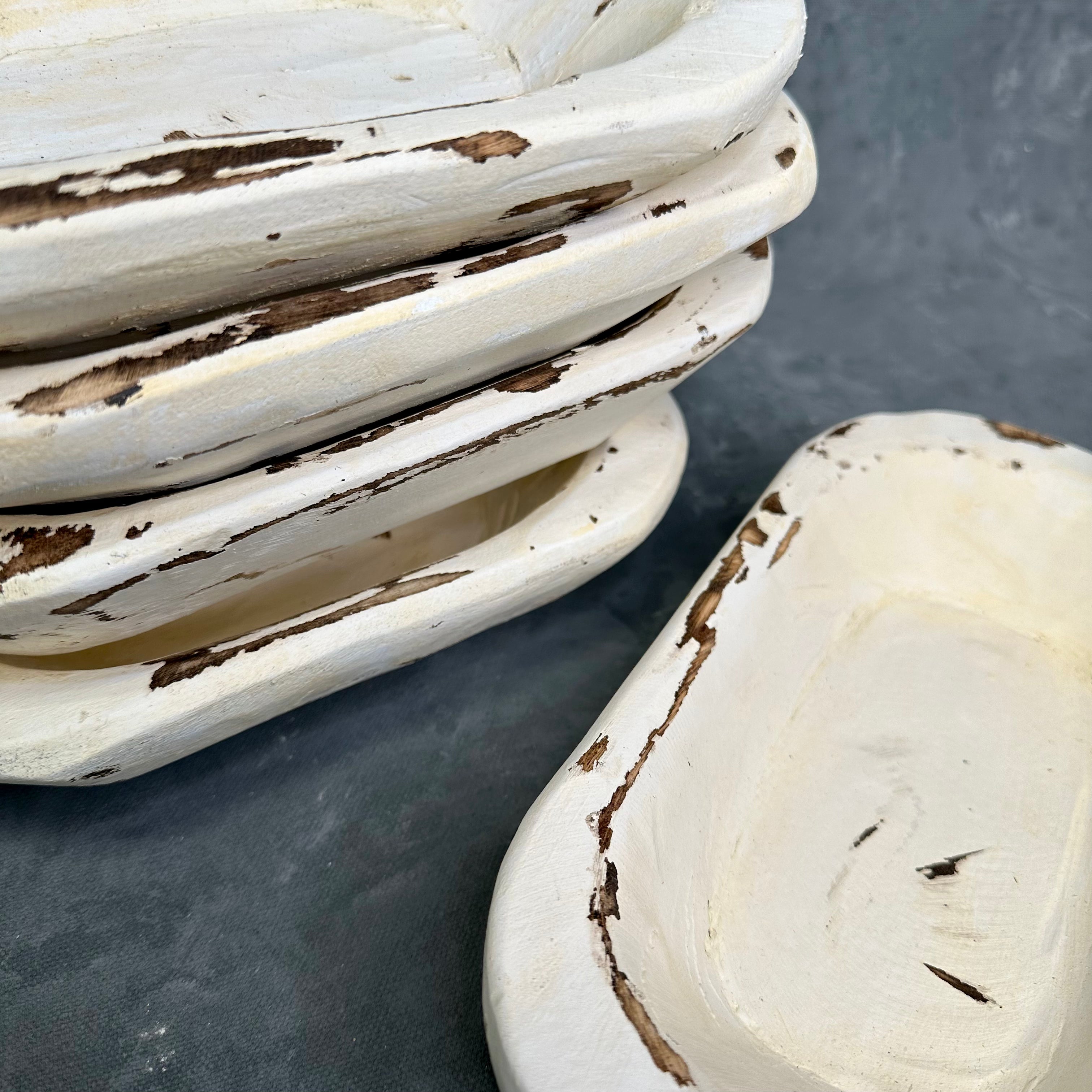 Medium White Dough Bowl