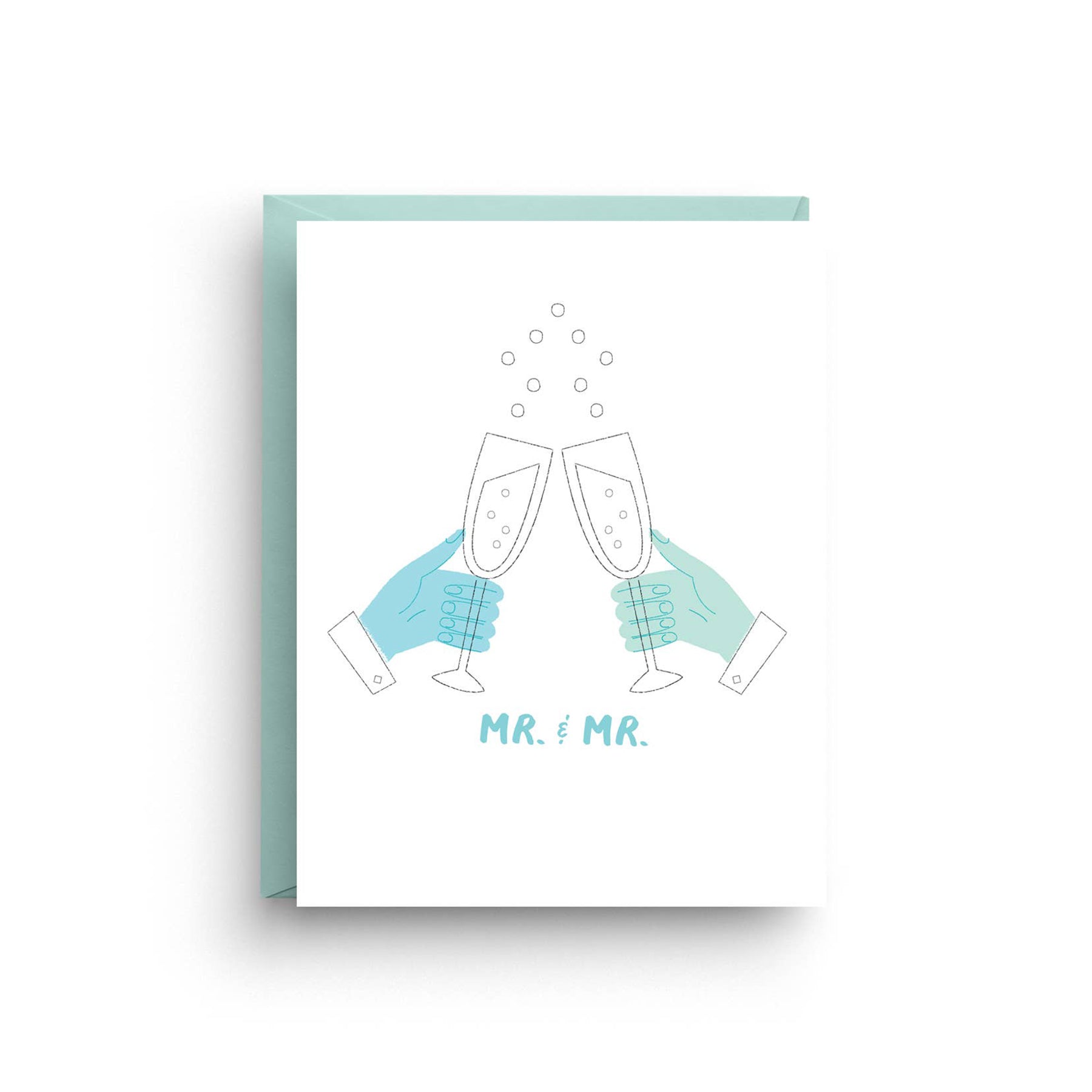 Mr. and Mr. - LGBTQ+ Wedding Card - Final Sale